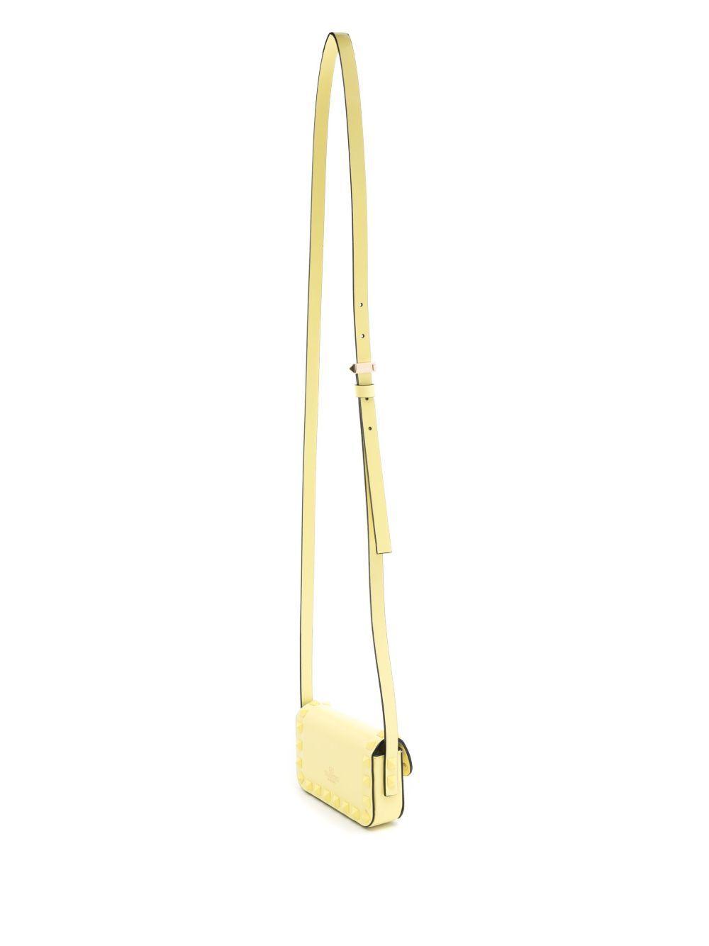 Rockstud leather mini bag Product Image