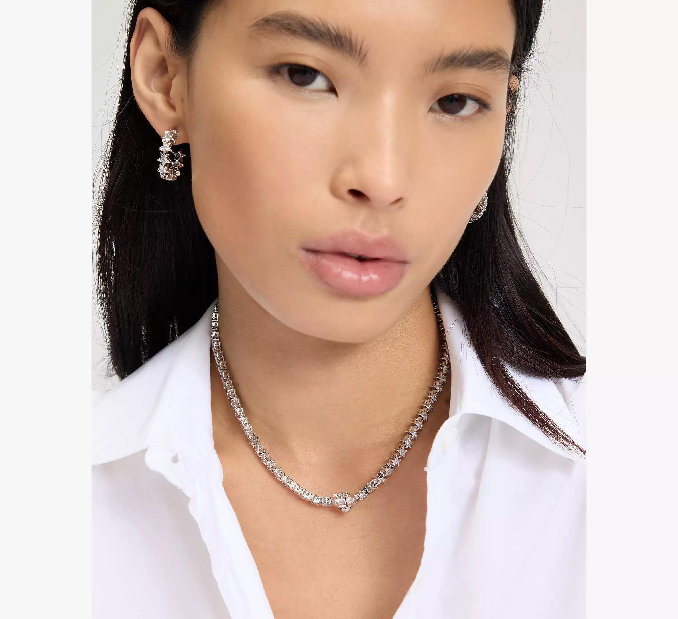 Space Cadet Star Tennis Necklace Product Image