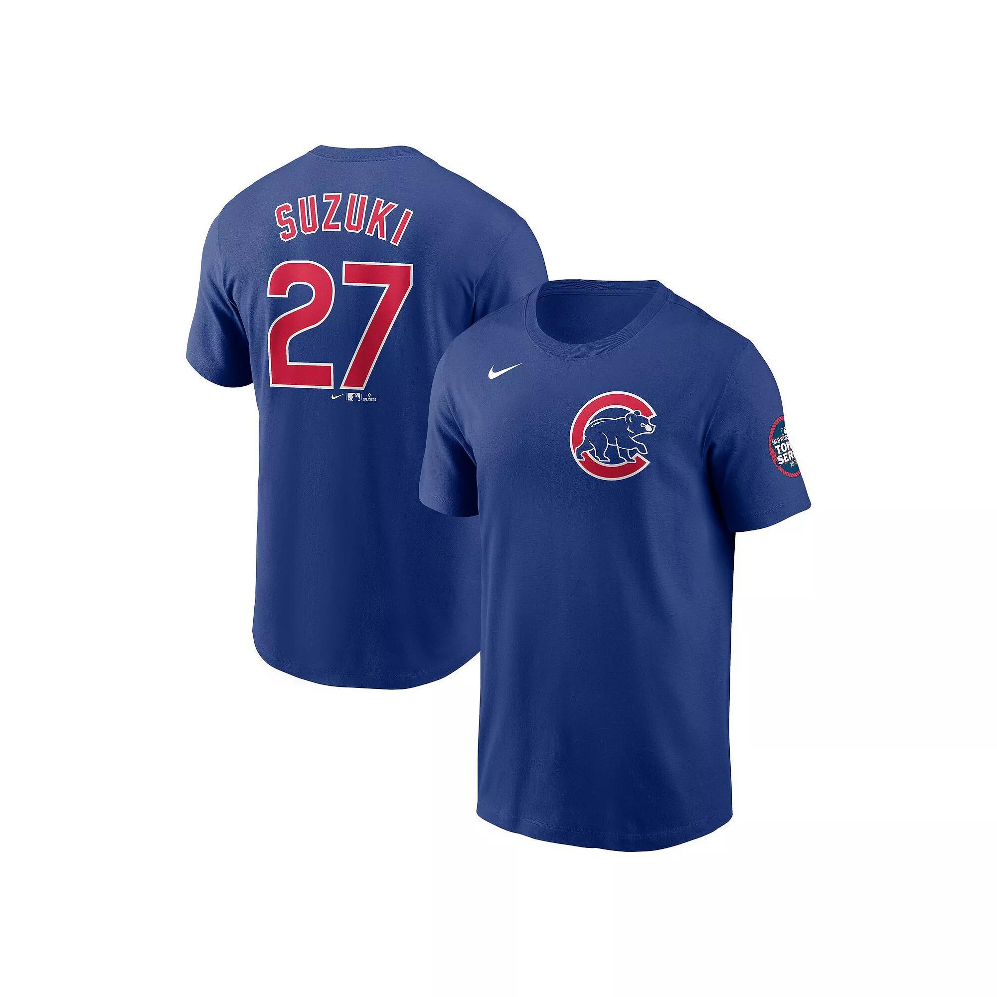 Men's Nike Mark Vientos Royal New York Mets Fuse Name & Number T-Shirt, Size: Medium, Blue Product Image