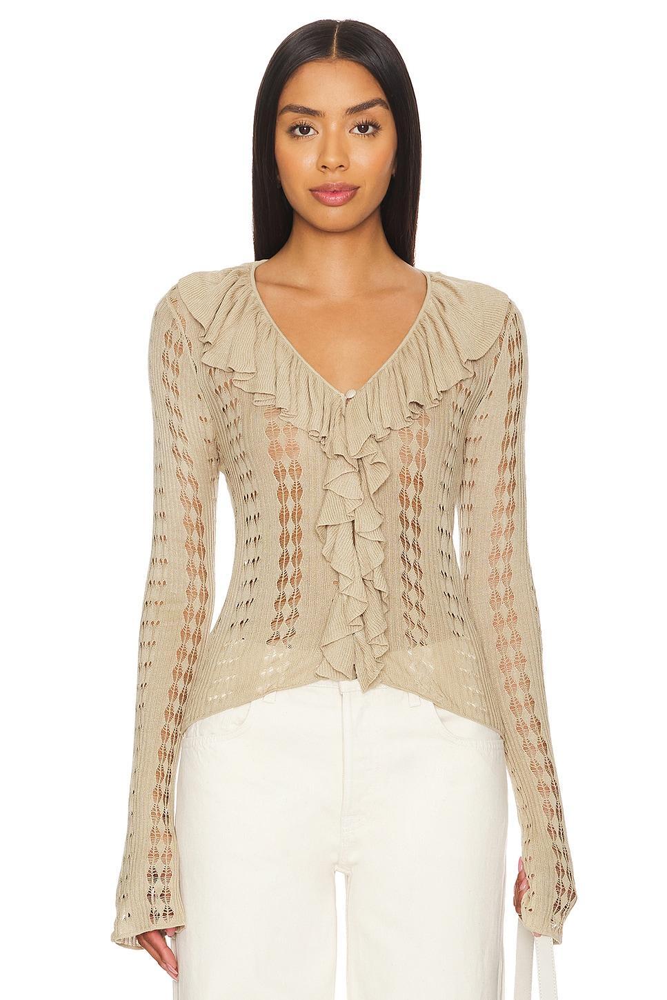 Ruffle Sweater WeWoreWhat Product Image