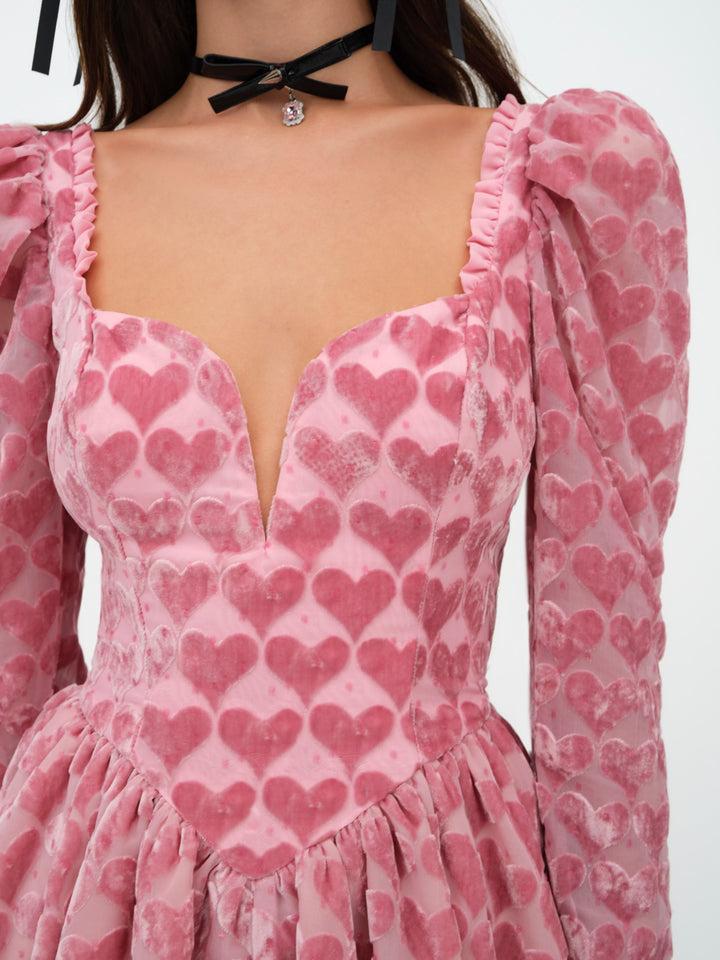 Theresa Mini Dress — Pink Product Image