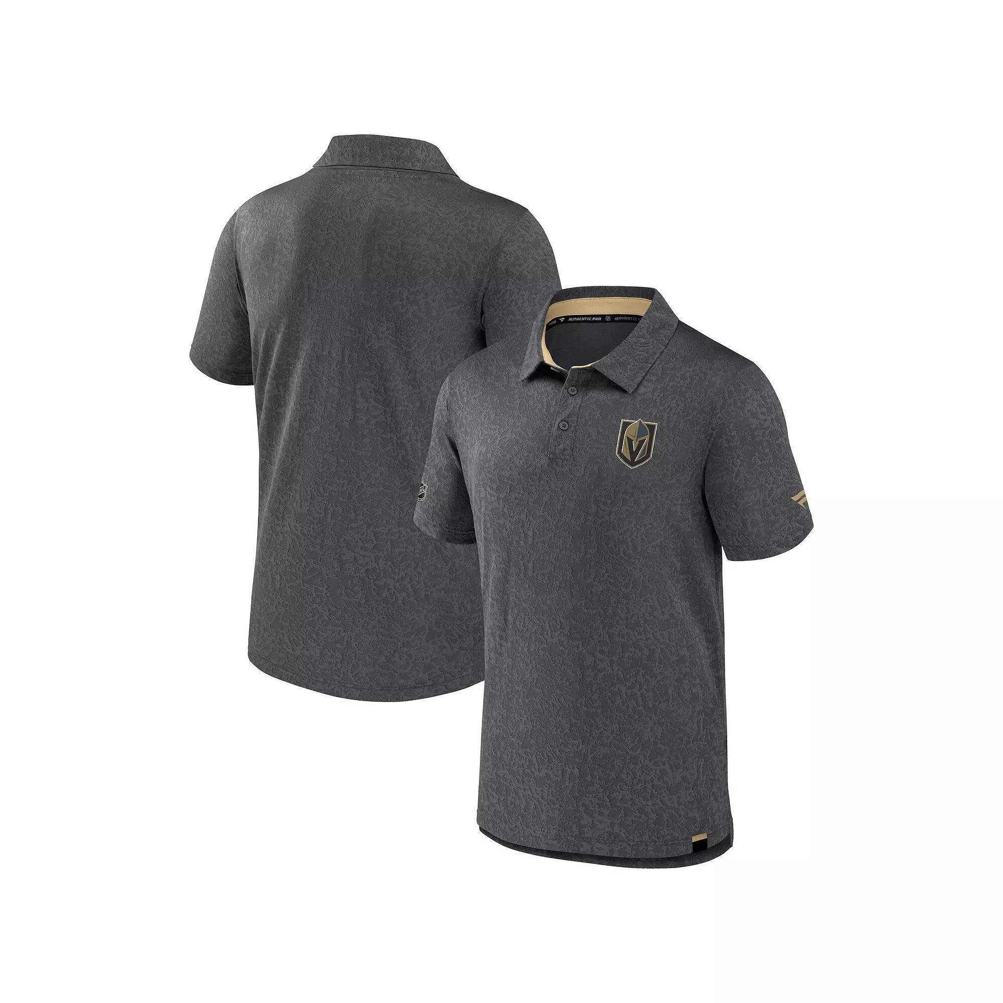 Men's Fanatics Branded  Deep Sea Blue Seattle Kraken Authentic Pro Jacquard Polo, Size: Medium, Krk Blue Product Image