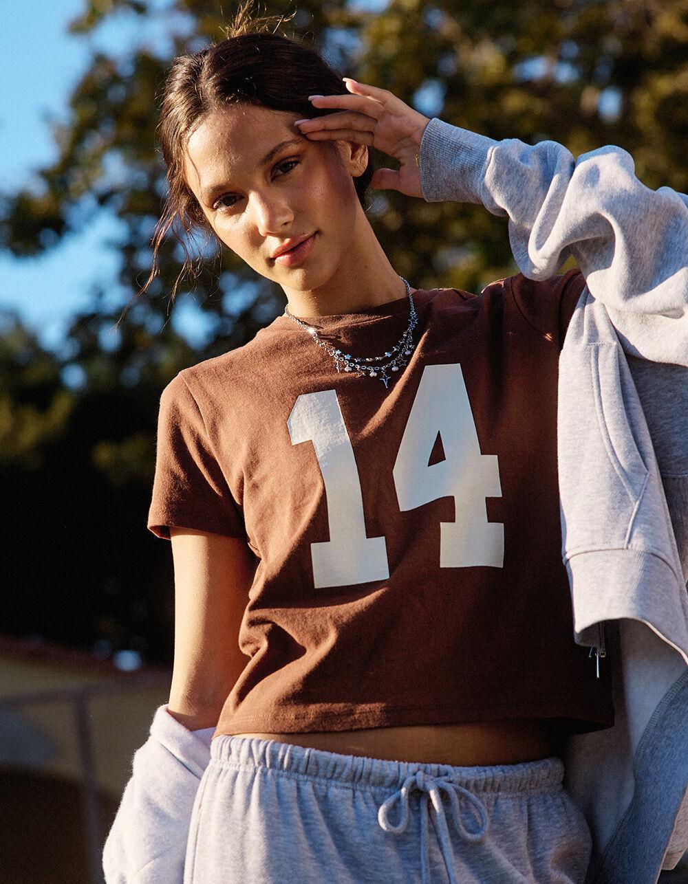 RSQ Womens 14 Baby Tee - BROWN Product Image