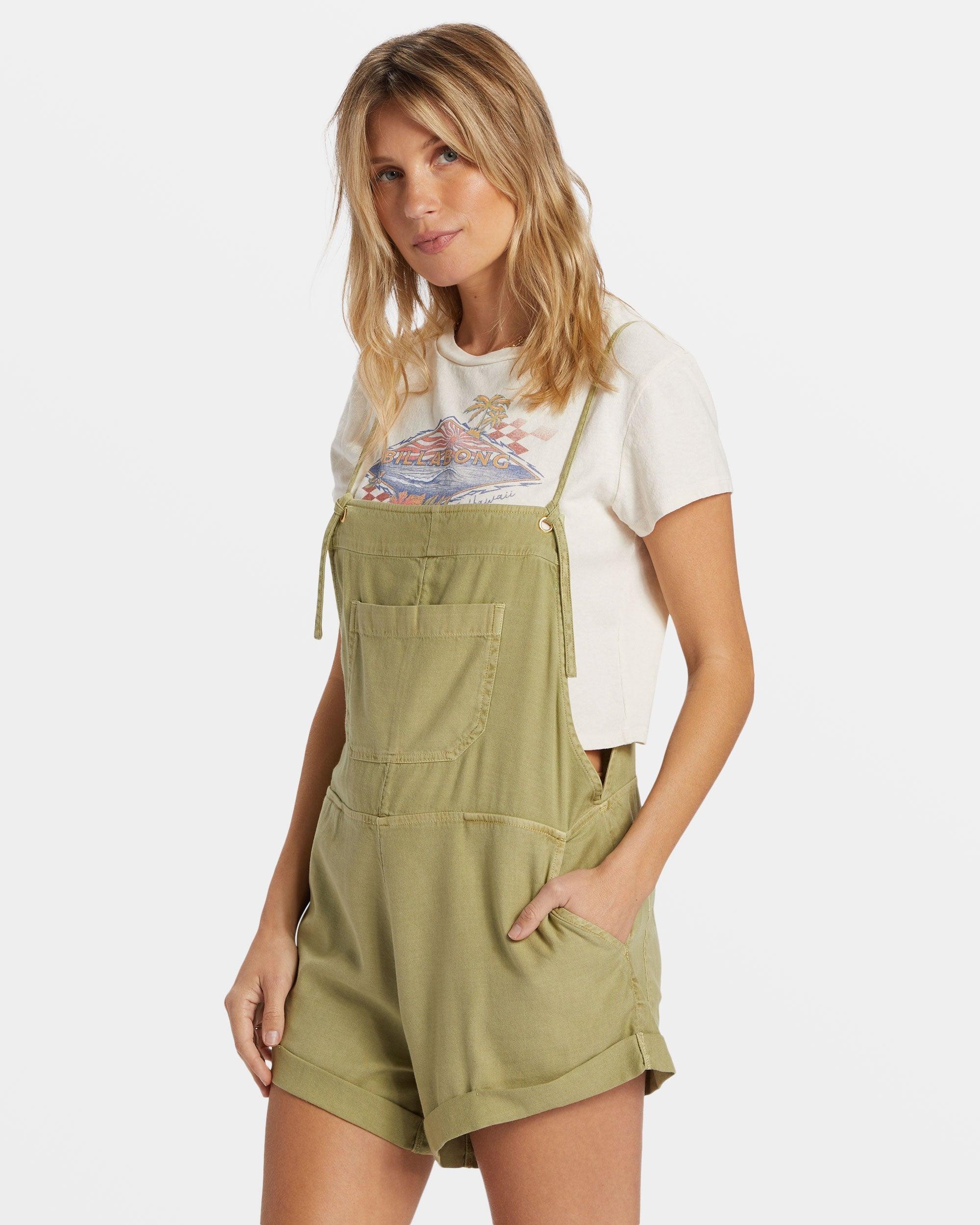 Wild Pursuit Romper - Avocado Female Product Image