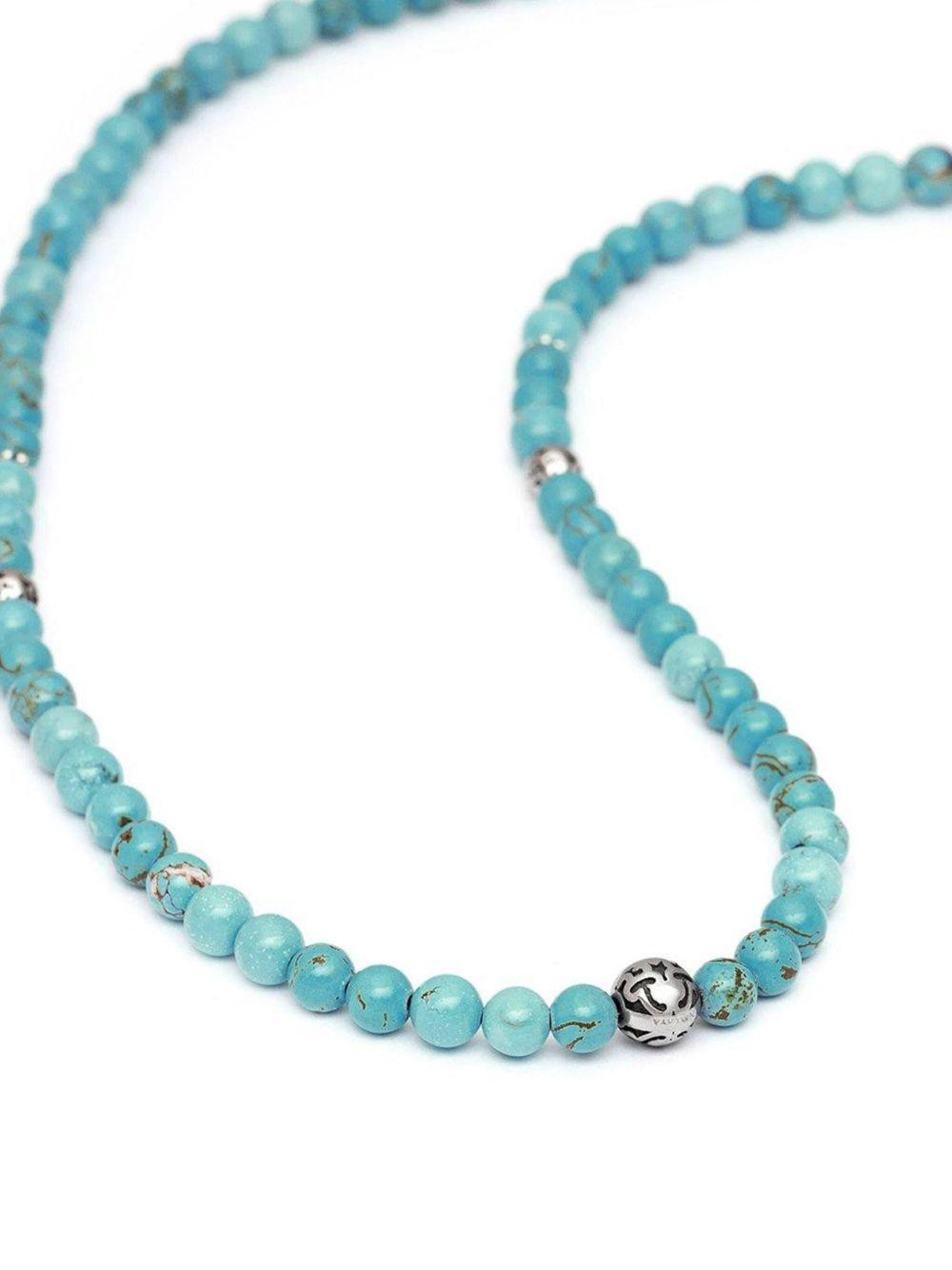beaded turquoise necklace Product Image