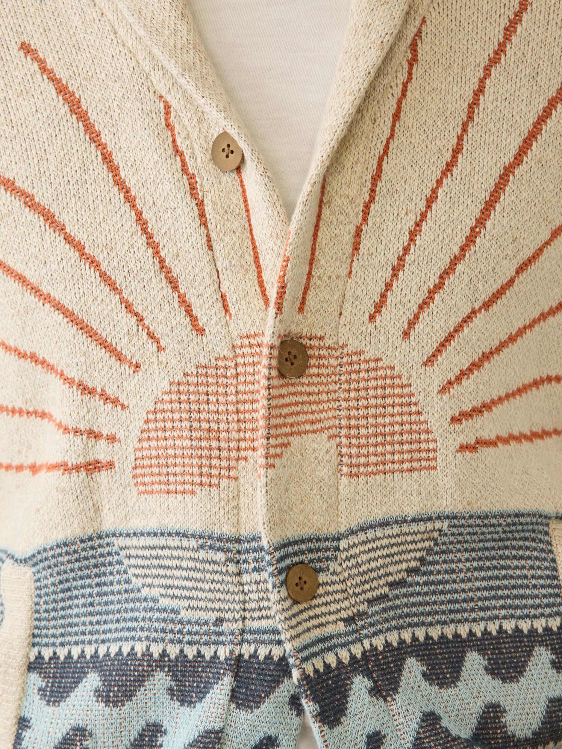 Cardigan Sweater - Sand Island Male Product Image