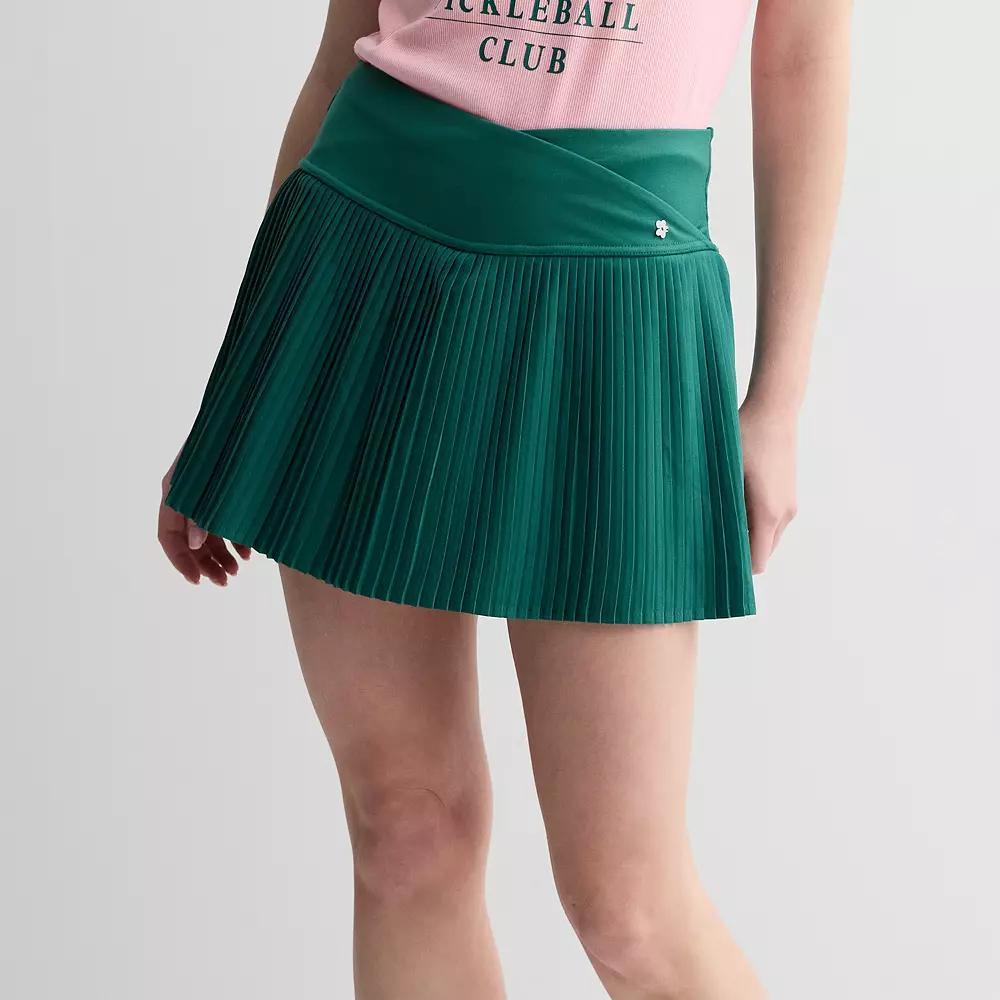 Women's Limited Too Pleated Athletic Skirt, Girl's, Size: Medium, Green Product Image