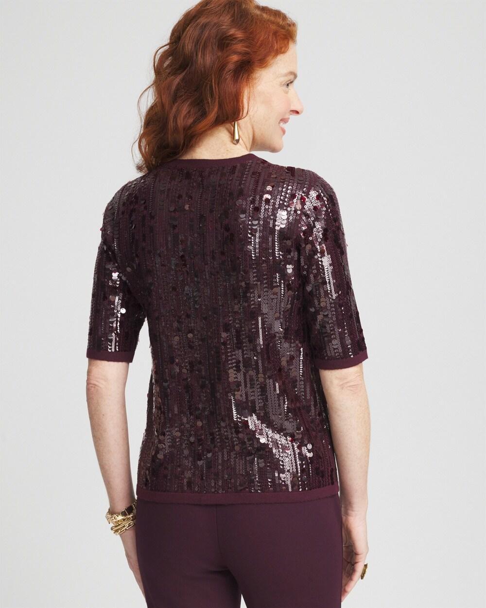 Sequin Pullover Sweater Product Image