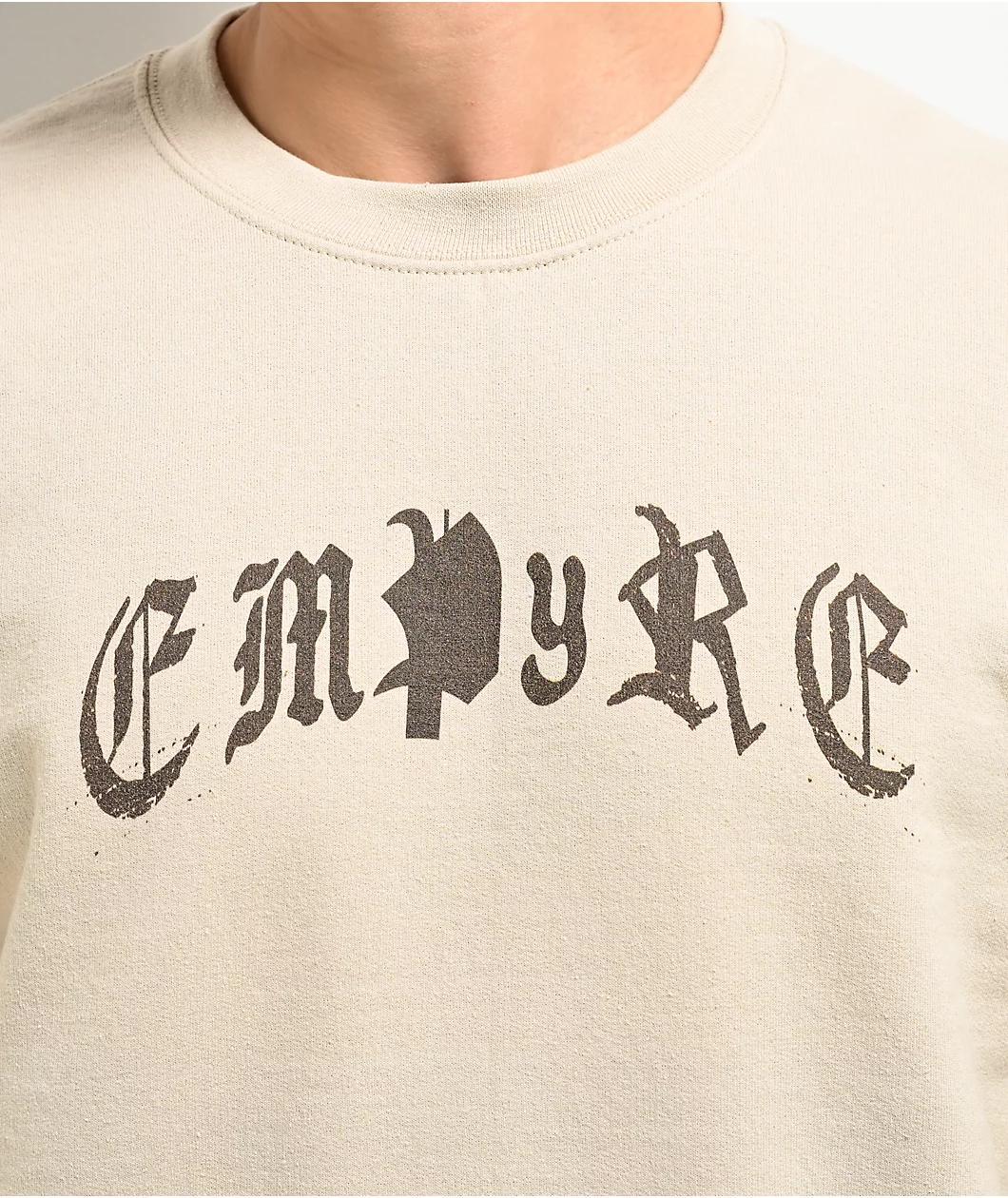 Empyre Old English Beige Crewneck Sweatshirt Product Image