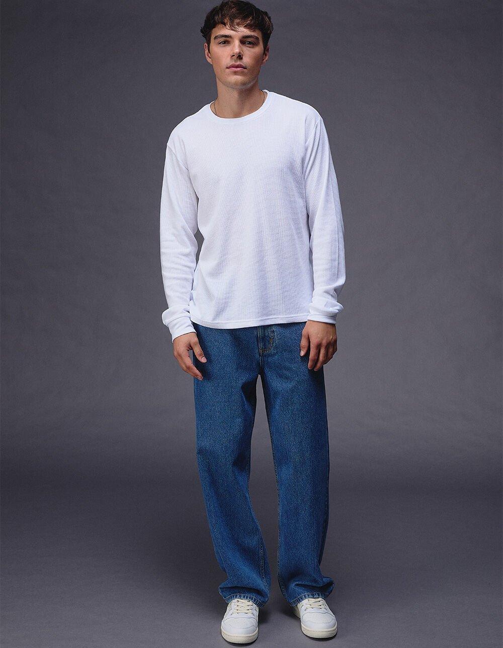 RSQ Mens Loose Fit Jeans - Dark Wash Product Image