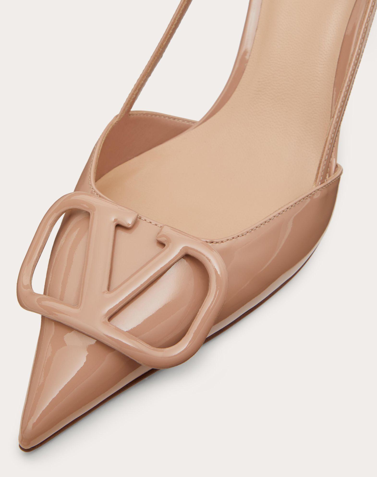 Vlogo Signature Patent Leather Slingback Pump 80Mm / 3.15 In. Product Image