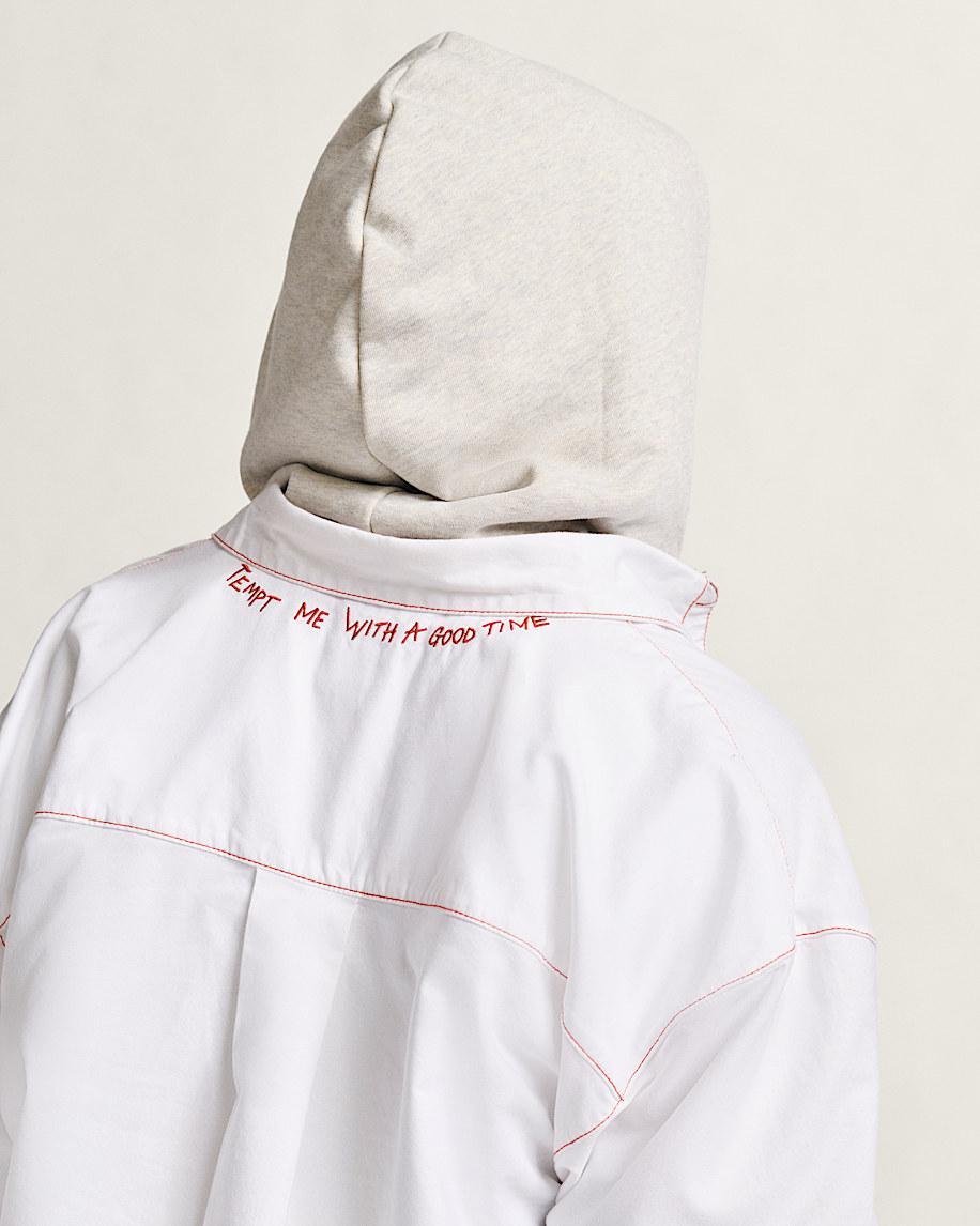 Gillian Button Up Shirt in White| Vans US Product Image