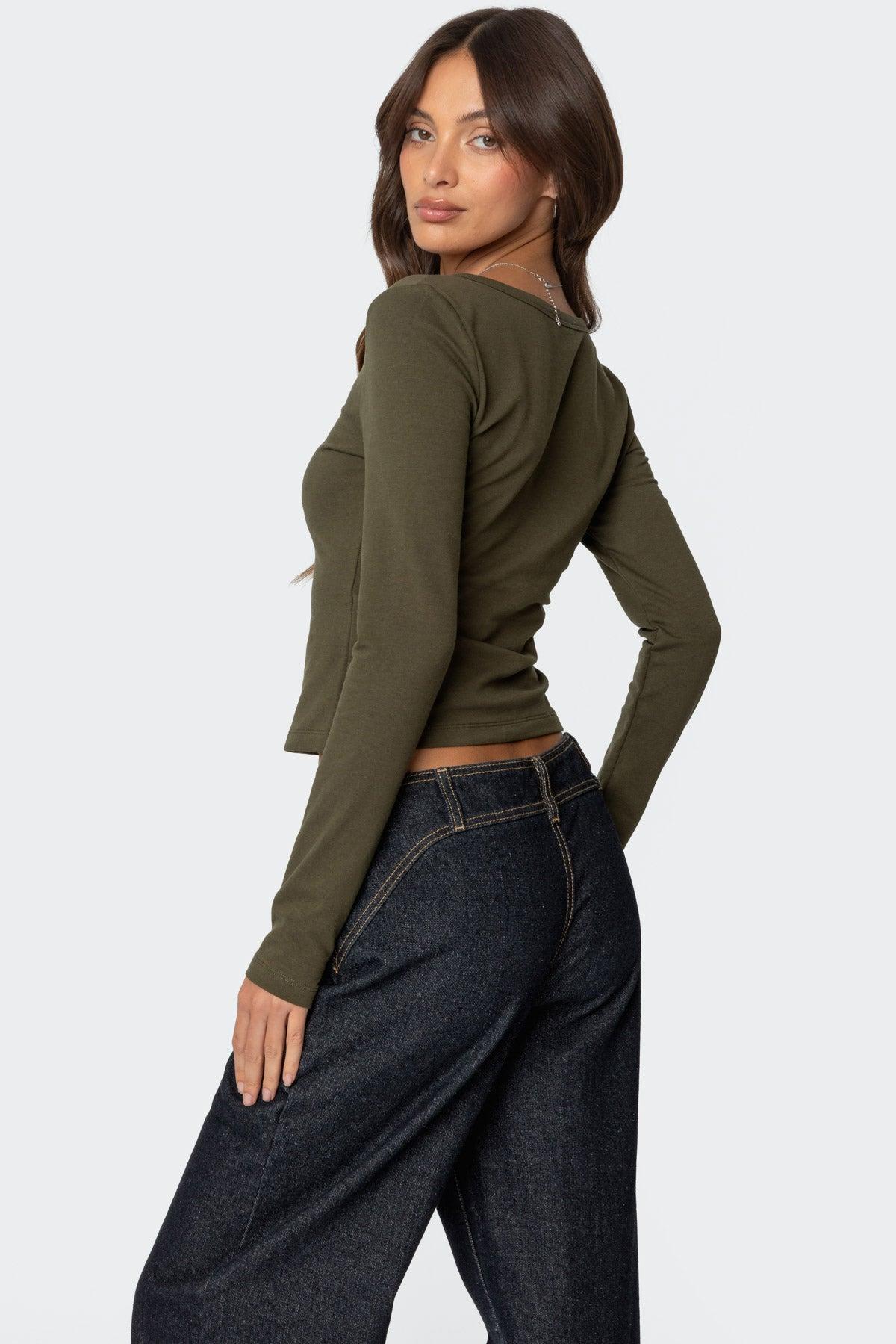 Leah Henley Top Product Image