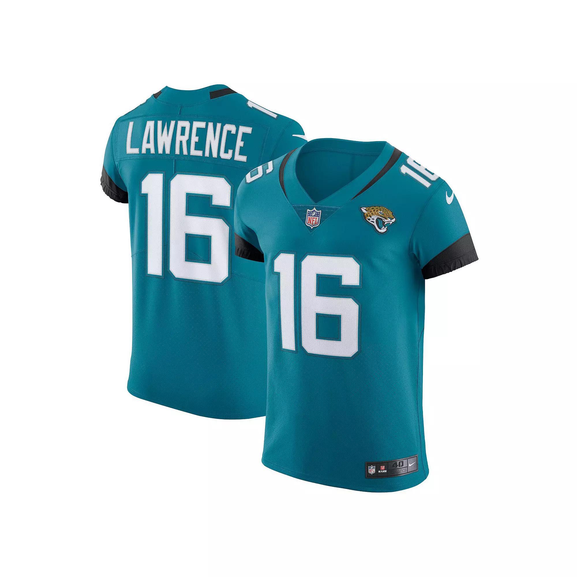 Mens Nike Trevor Lawrence Teal Jacksonville Jaguars Vapor Elite Jersey Product Image