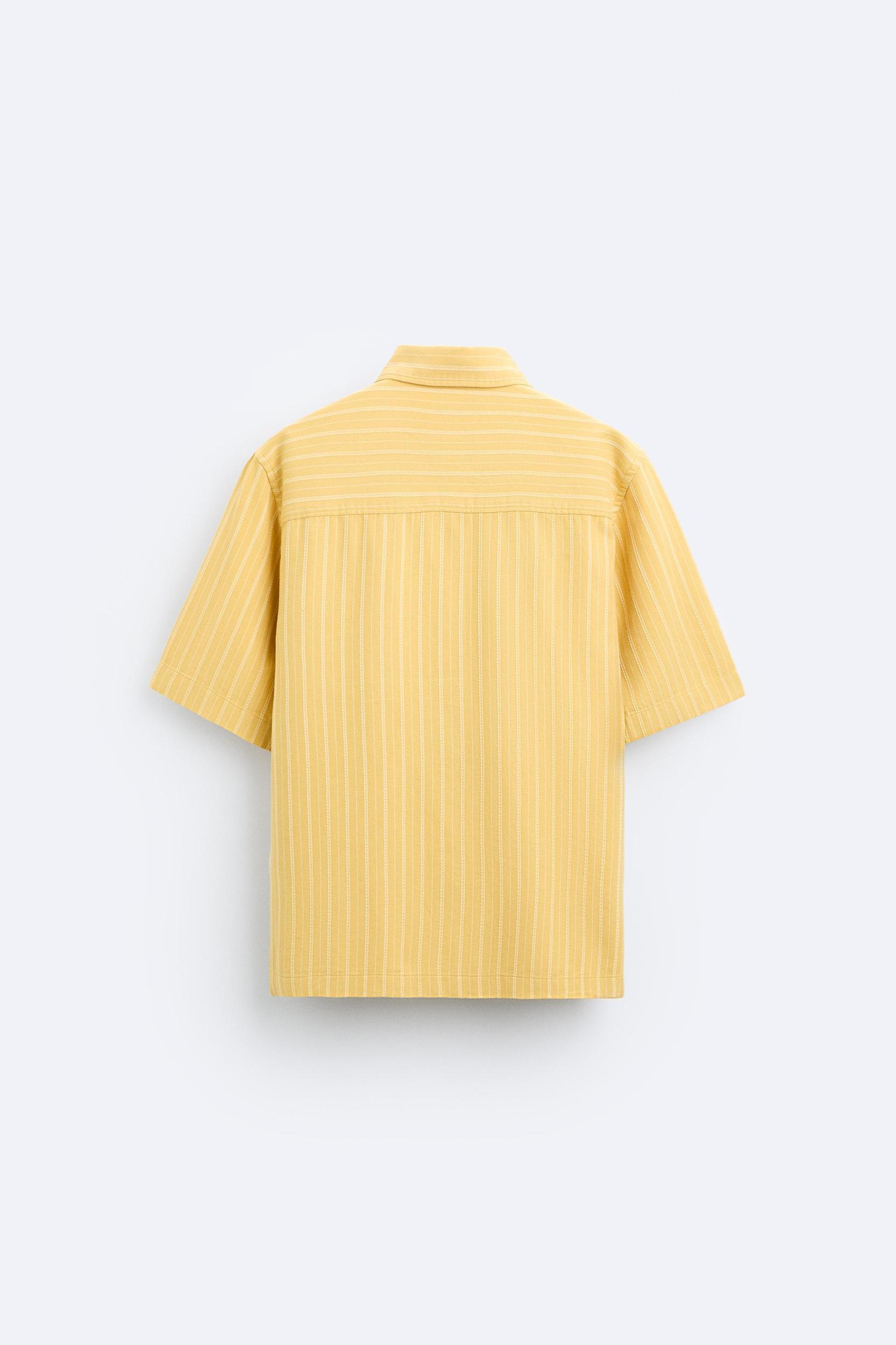 STRIPED JACQUARD SHIRT Product Image