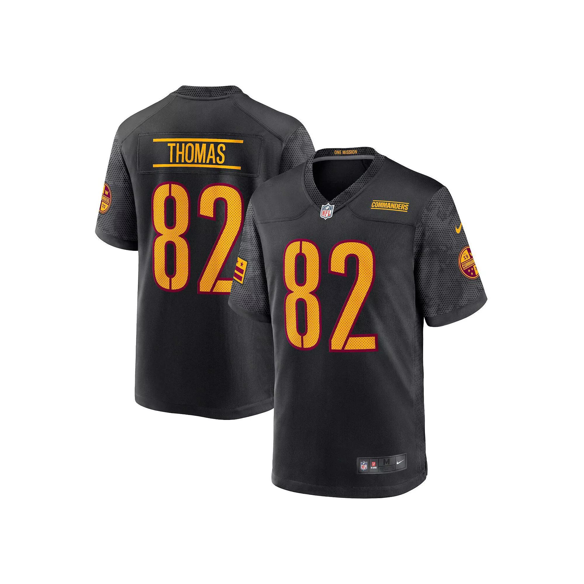 Men's Nike Logan Thomas Black Washington Commanders Alternate Game Player Jersey, Size: Medium, Wft Black Product Image