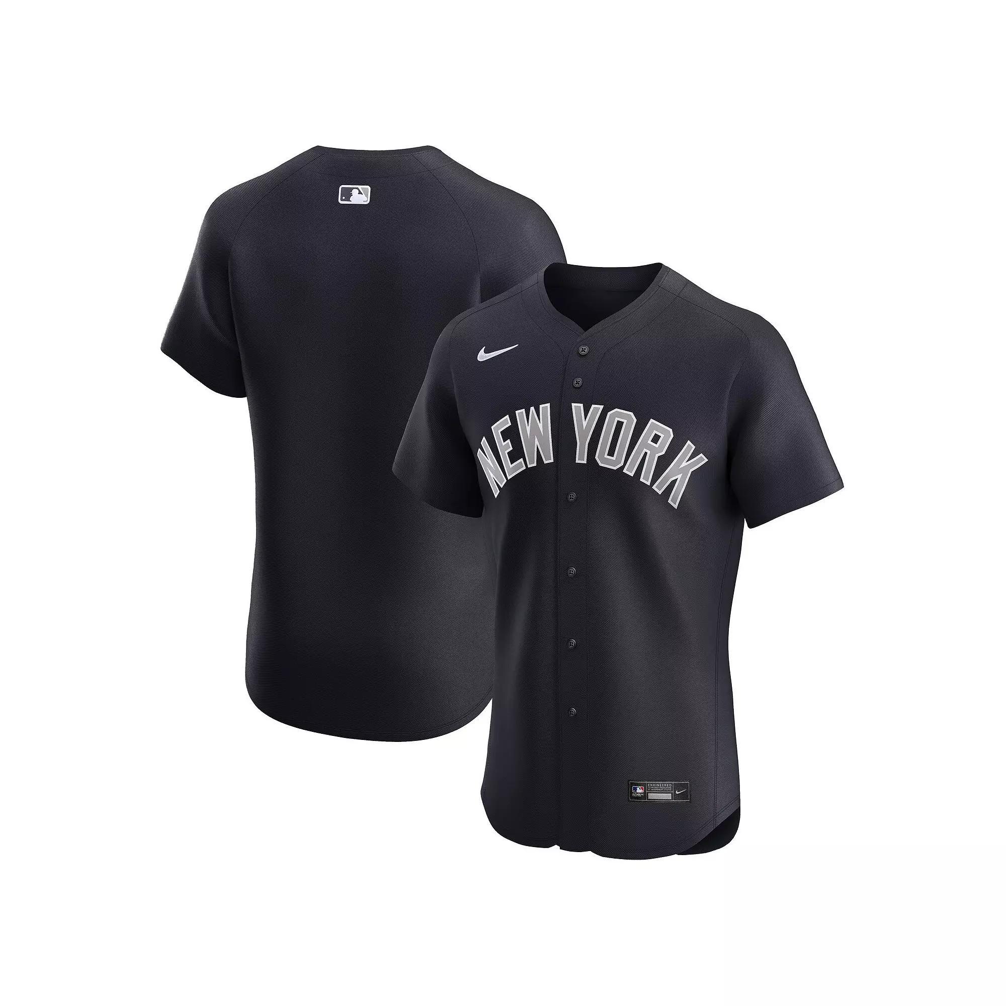 Men's Nike Navy New York Yankees Elite Jersey, Size: 44, Blue Product Image