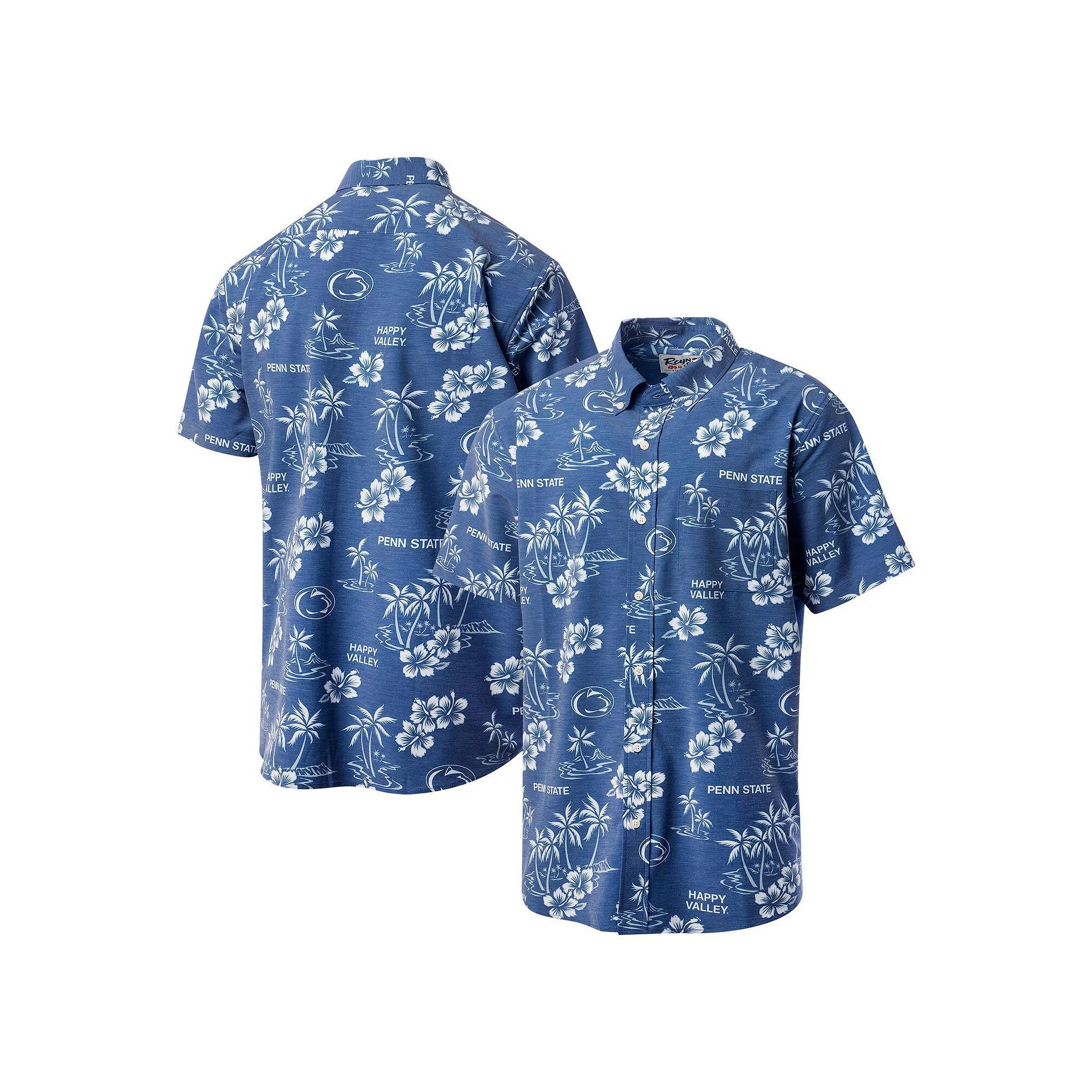 Men's Reyn Spooner Navy Penn State Nittany Lions Classic Button-Up Shirt, Size: XXL, Blue Product Image