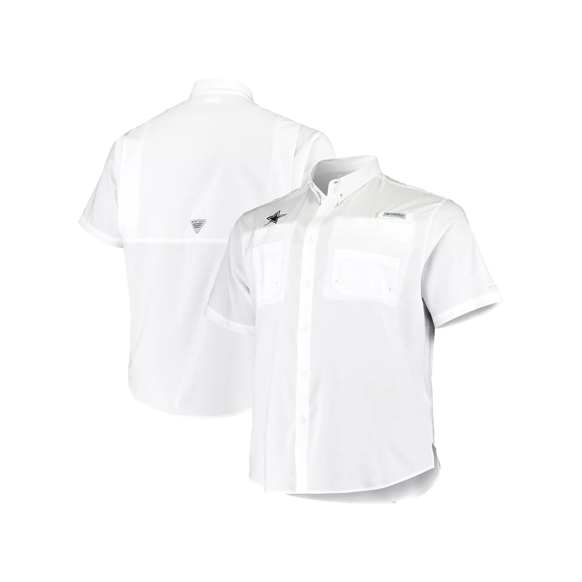 Mens Columbia Dallas Cowboys Big & Tall Tamiami Woven Button-Down Shirt Product Image