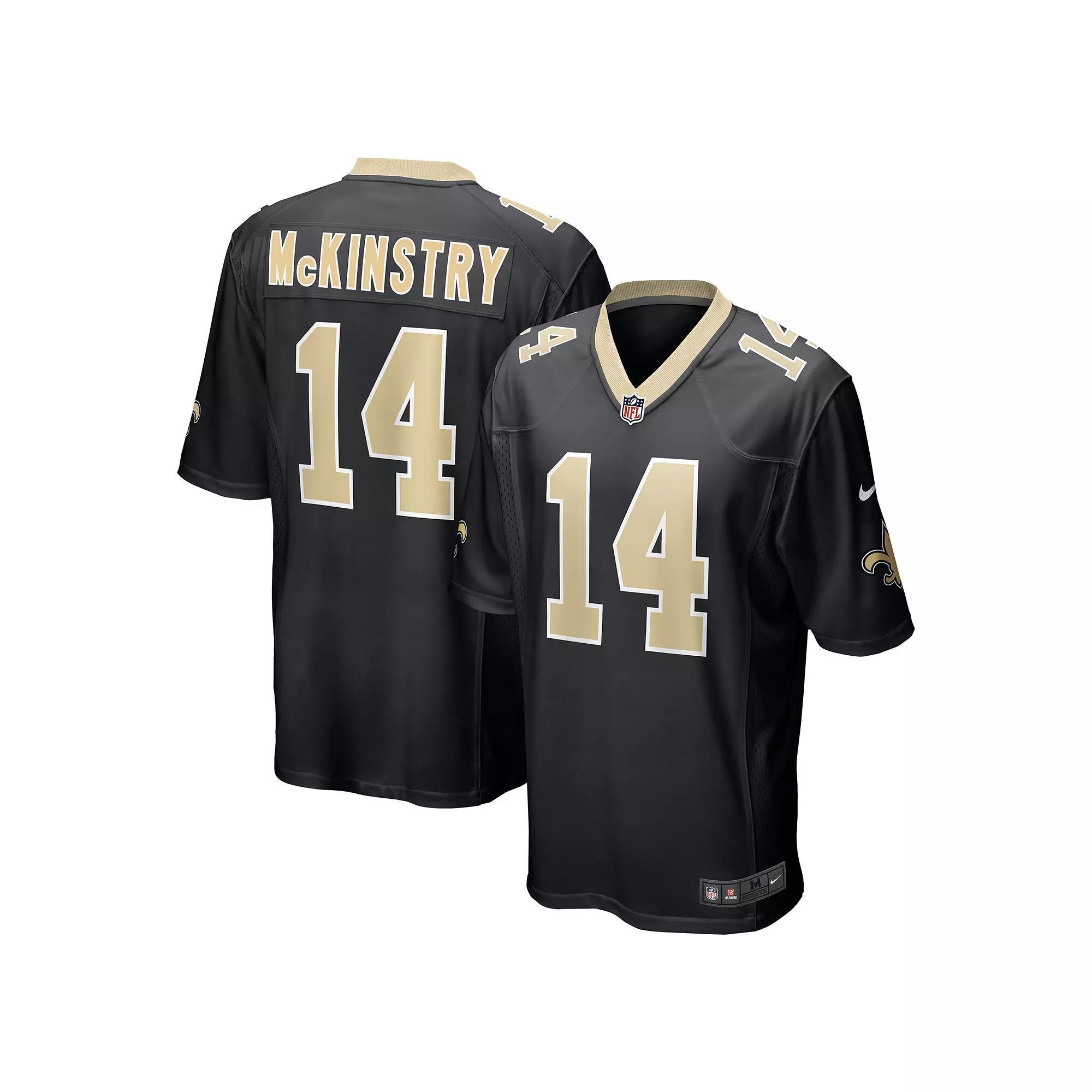 Men's Nike Ga'Quincy McKinstry��Black New Orleans Saints  Player Game Jersey, Size: Large Product Image