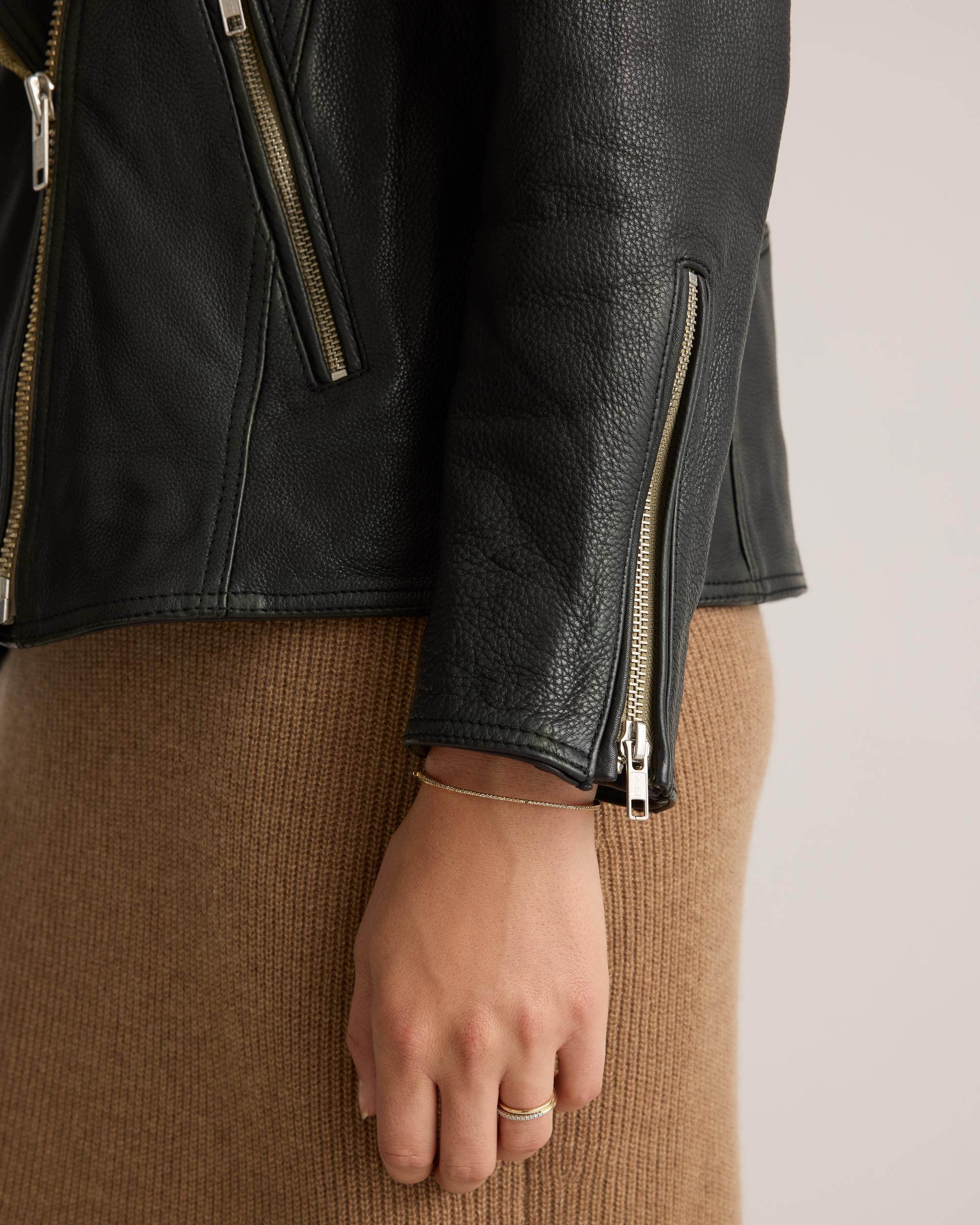 Quince | Women's OverSized Biker Jacket Size XS, Leather Product Image