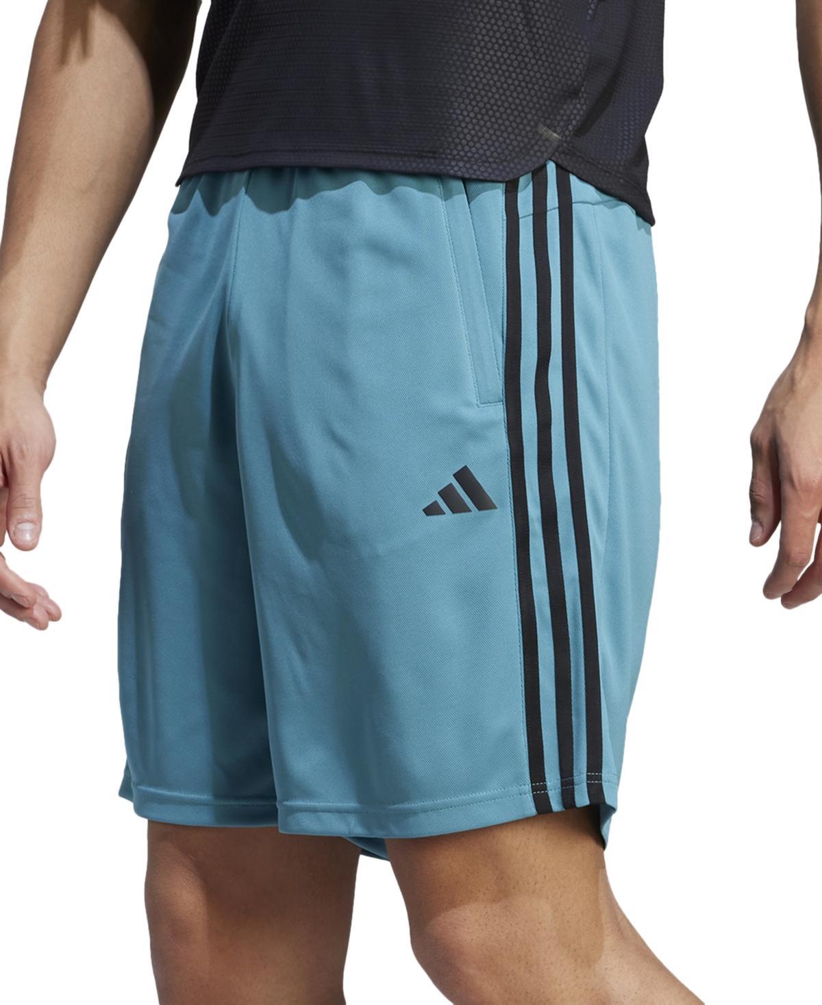 Big & Tall adidas Train Essentials Piqu 3-Stripes Training Shorts, Mens Product Image