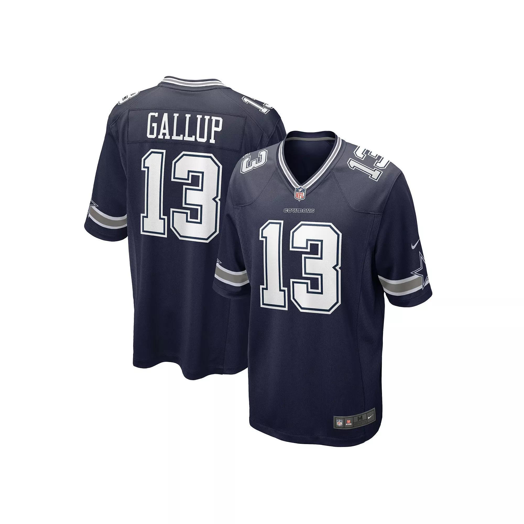 Mens Nike Michael Gallup Dallas Cowboys Game Jersey Blue Product Image