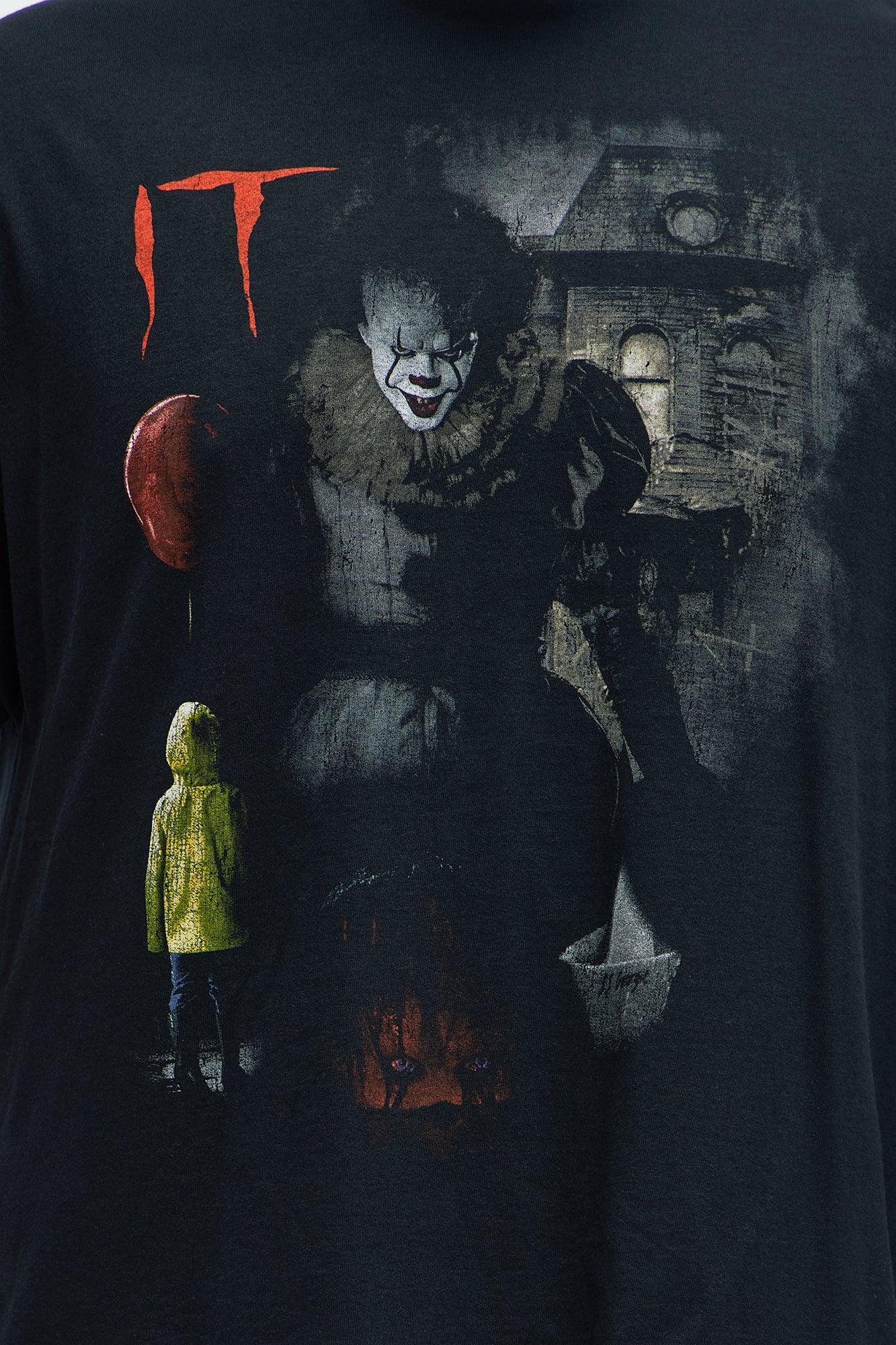 It Pennywise Red Balloon Short Sleeve Tee - Black Product Image