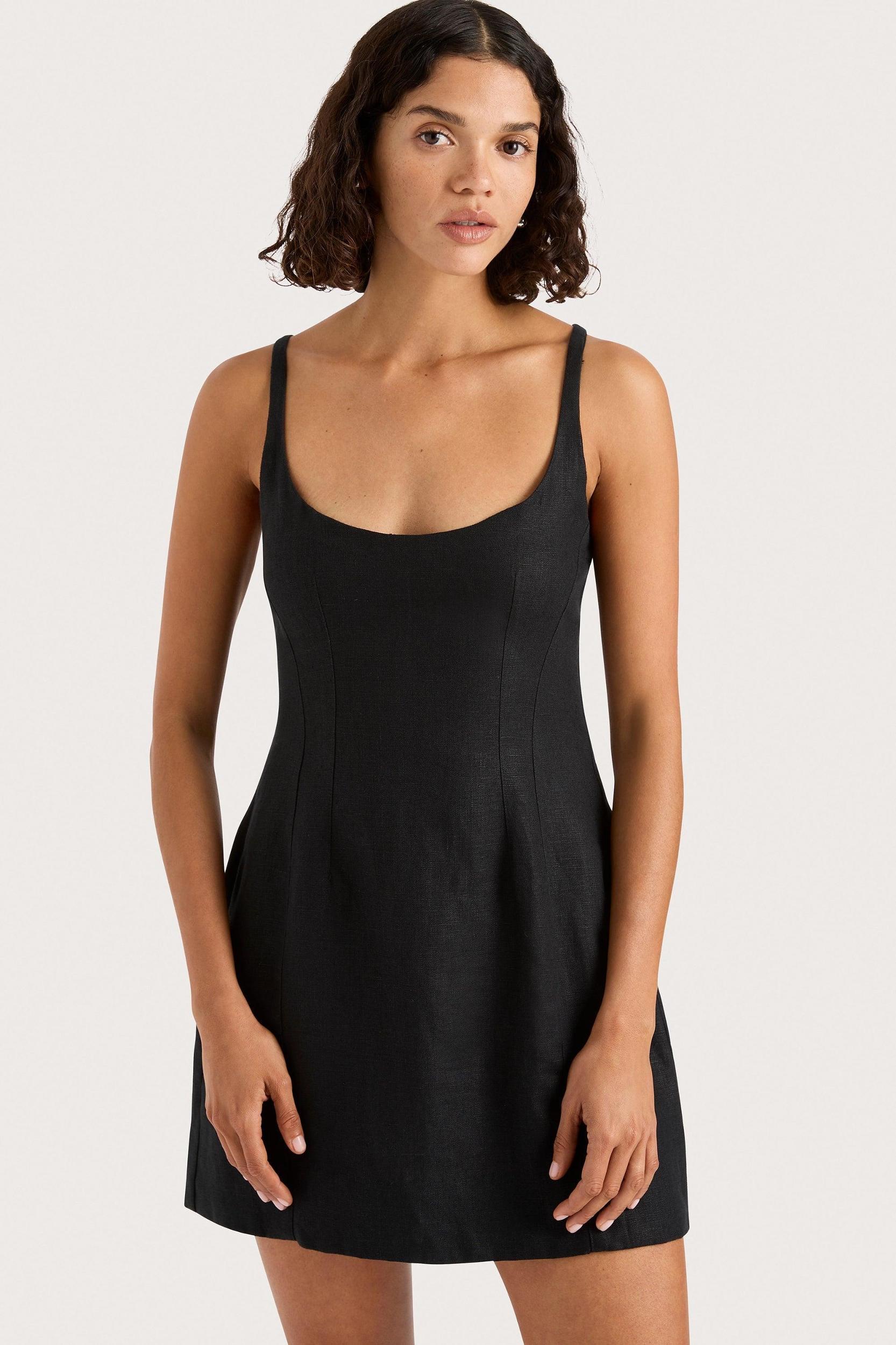 Sanne Mini Dress Black - Final Sale Product Image