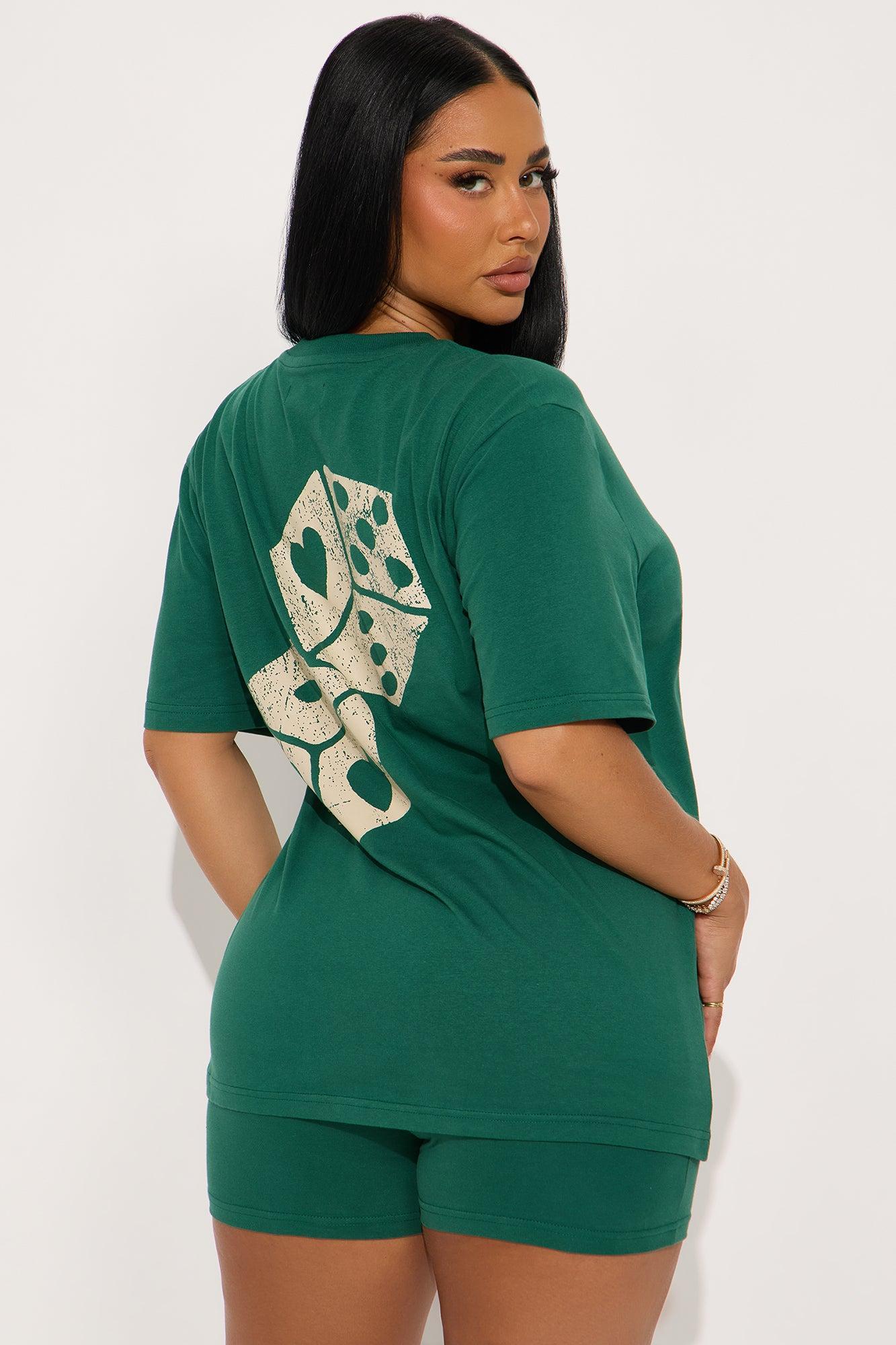 Feeling Lucky Short Set - Hunter Product Image