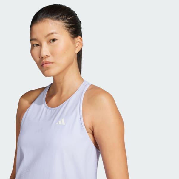 adidas Own The Run Tank Top Violet Tone XS Womens Product Image
