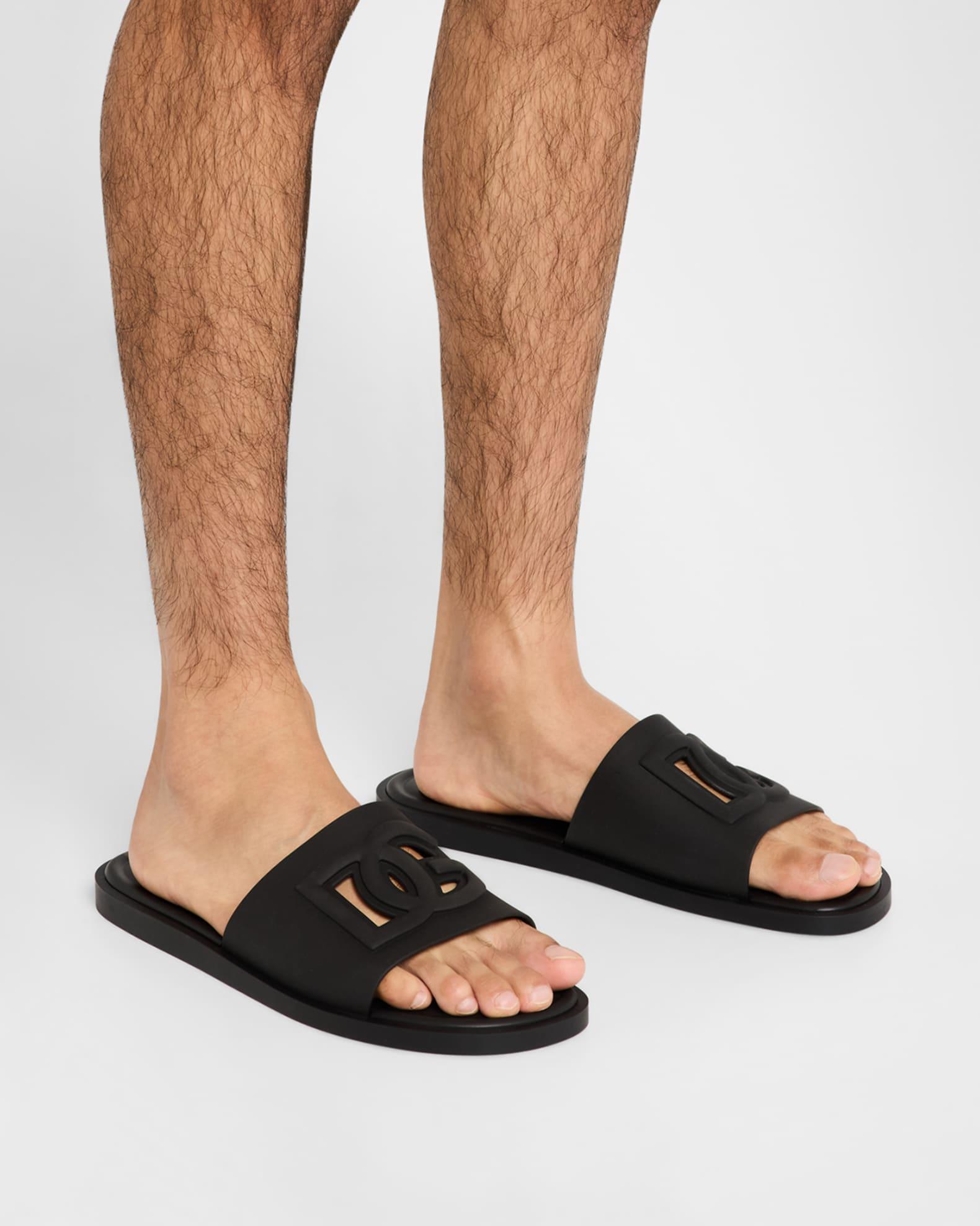 Men's Rubber Beachwear Pool Slides Product Image
