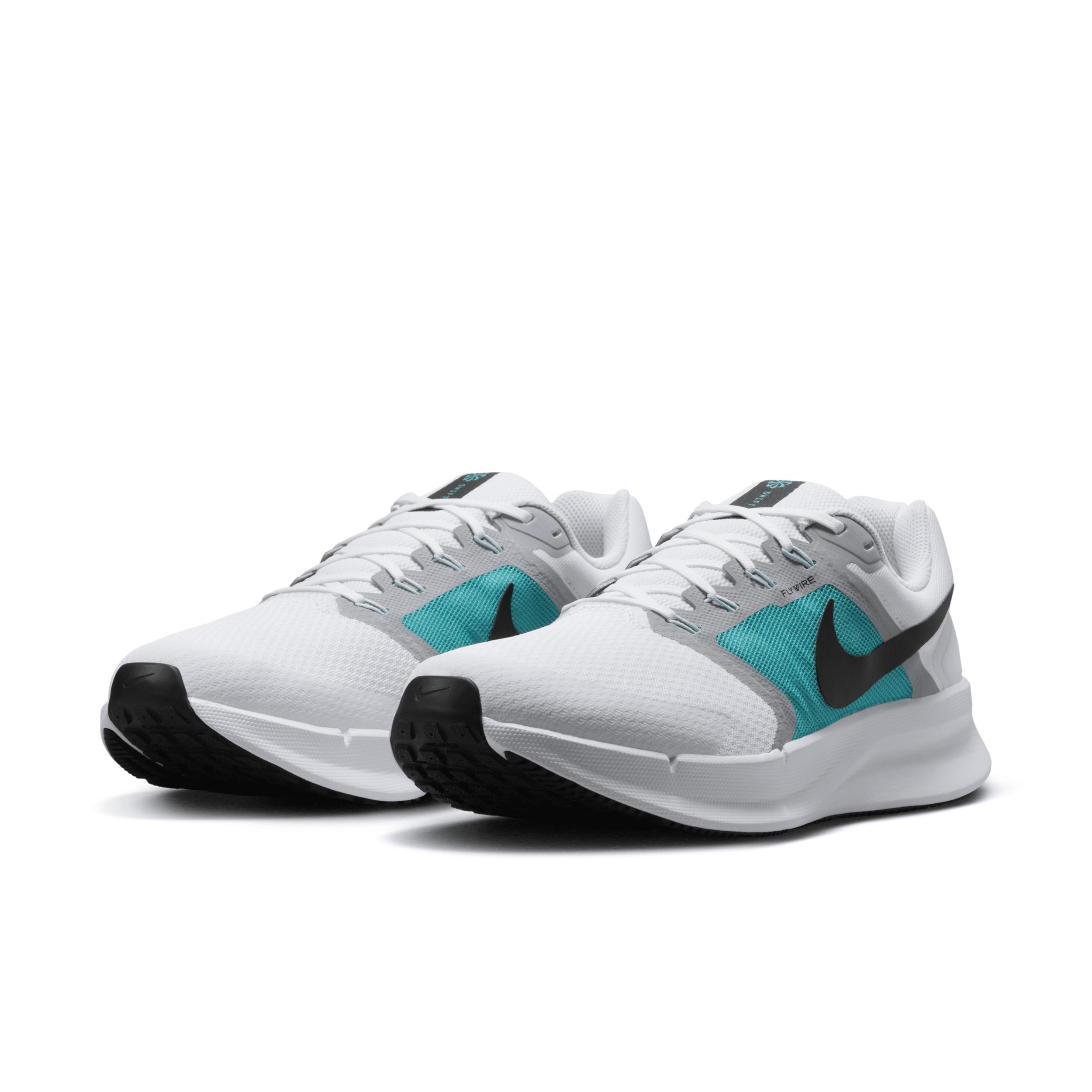 Nike Run Swift 3 Men's Road Running Shoes, Size: 14, White Black Cactus Product Image