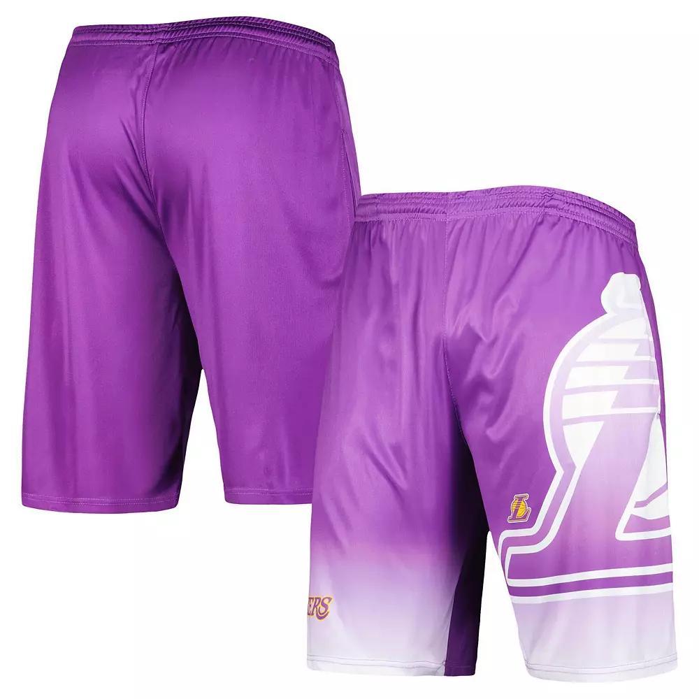 Men's Fanatics Branded Purple Los Angeles Lakers Graphic Shorts, Size: 3XL Product Image