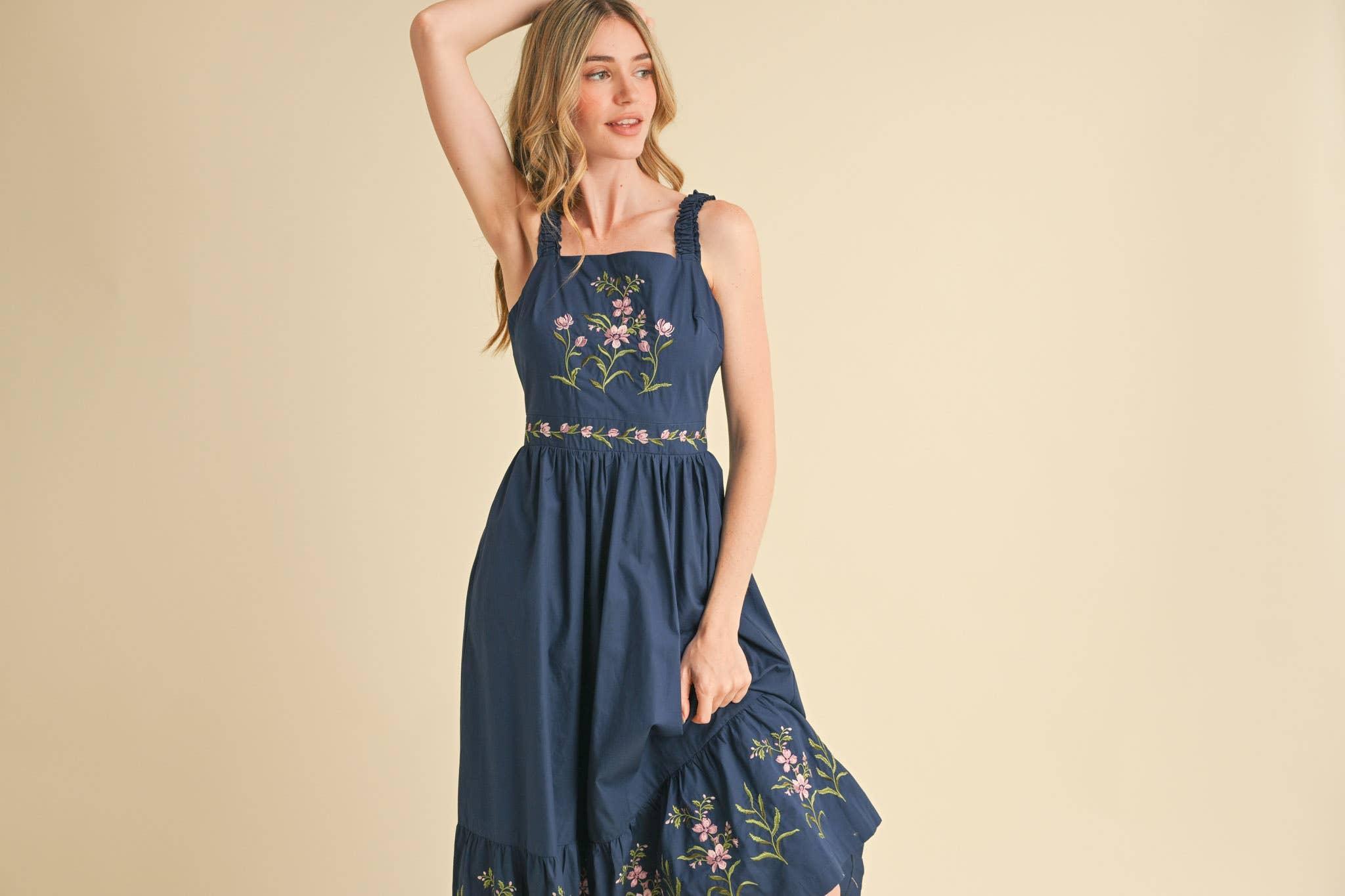 Cassia Embroidered Midi Product Image
