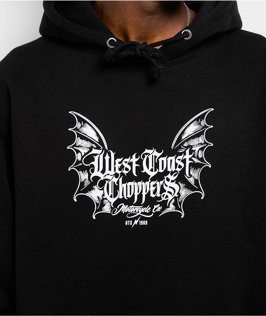 West Coast Choppers ATX 1969 Black Hoodie Product Image