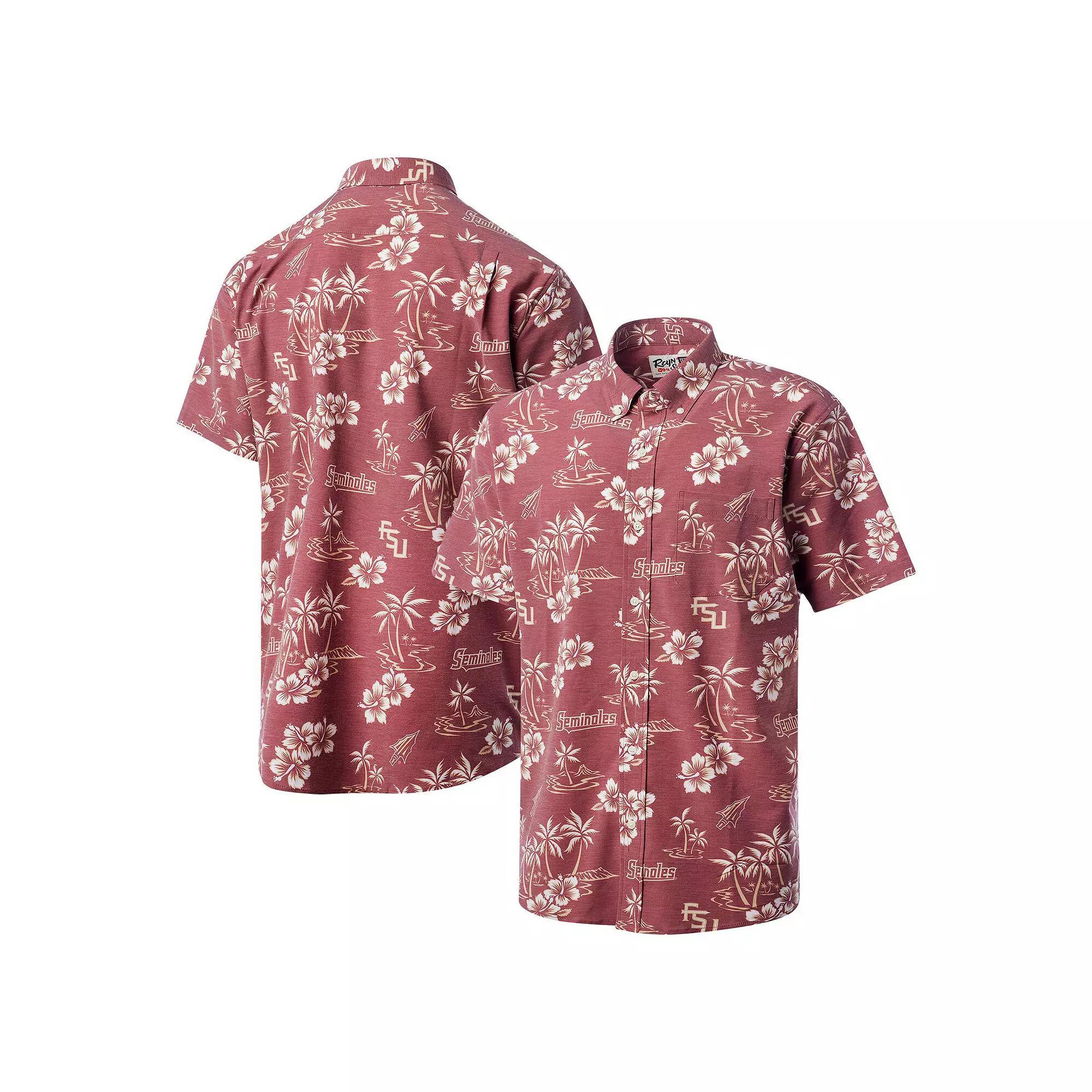 Men's Reyn Spooner Garnet Florida State Seminoles Classic Button-Up Shirt, Size: Medium, Red Product Image