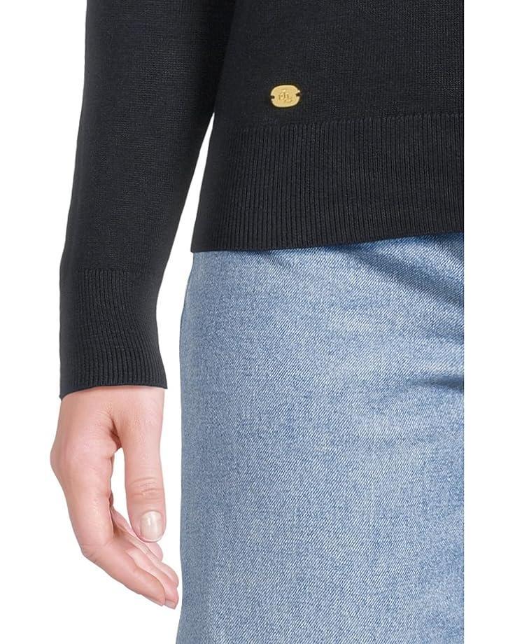 Stretch Cotton Boat Neck Tee Product Image
