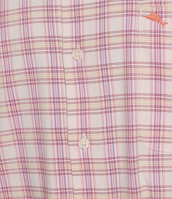 Tommy Bahama Sarasota San Marcos Long Sleeve Stretch Light Checked Woven Shirt Product Image
