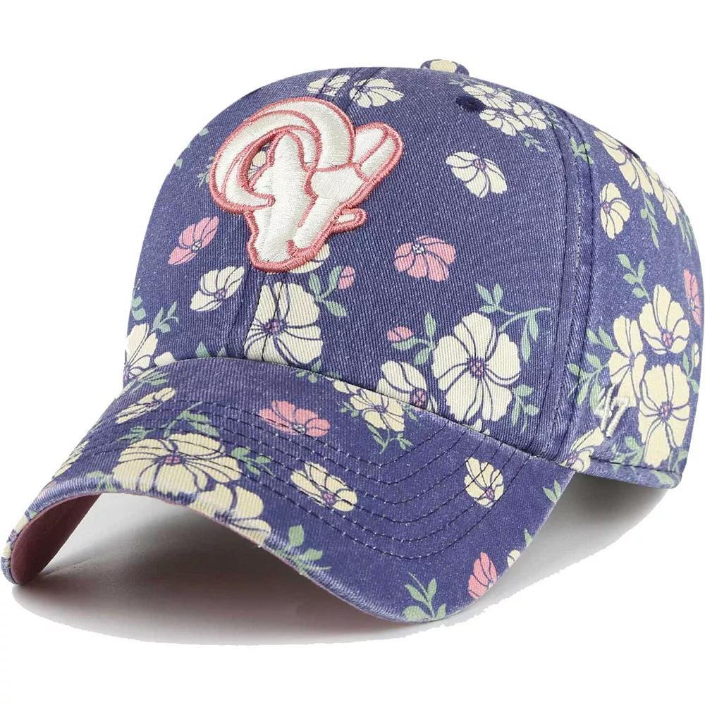Women's '47  Navy Los Angeles Rams Primrose Clean Up Adjustable Hat, Blue Product Image