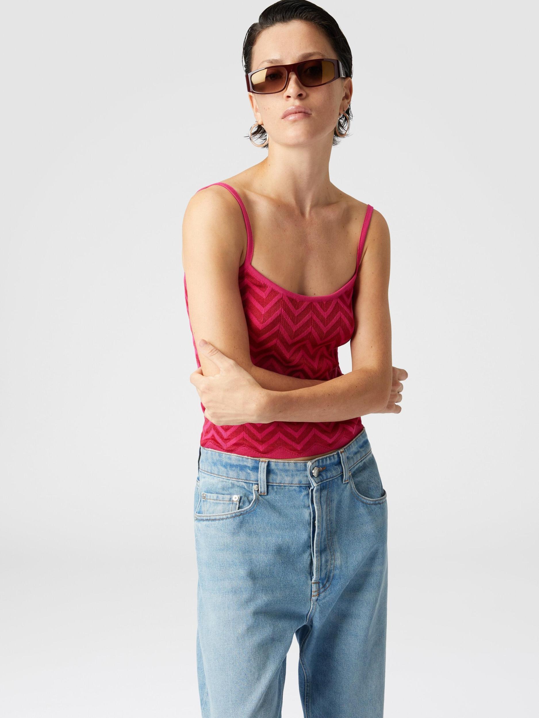 Tonal chevron tank top Product Image