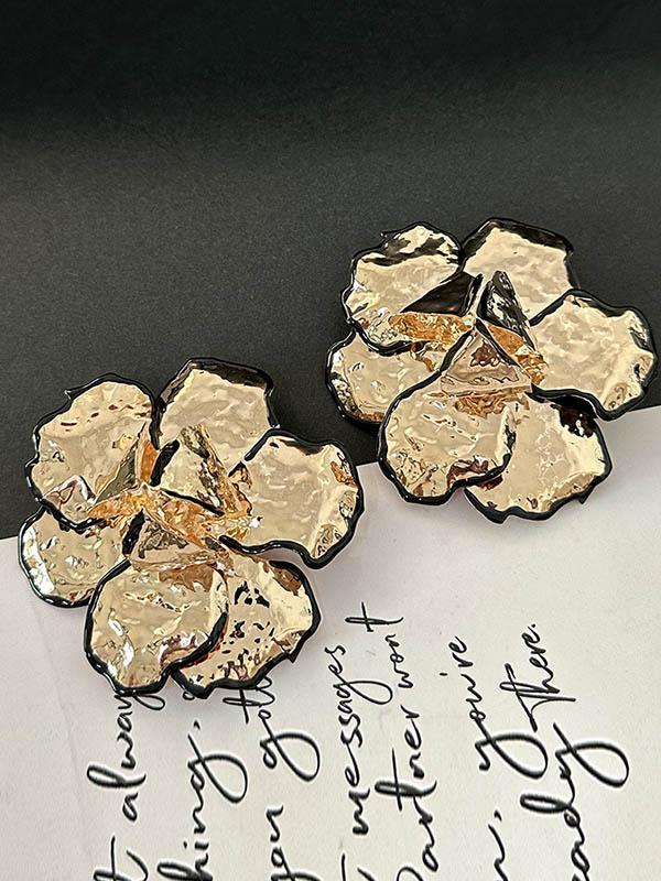 Flower Shape Geometric Earrings Accessories Product Image