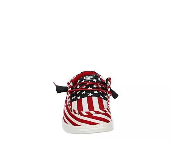 Heydude Mens Wally Americana Slip On Sneaker Product Image
