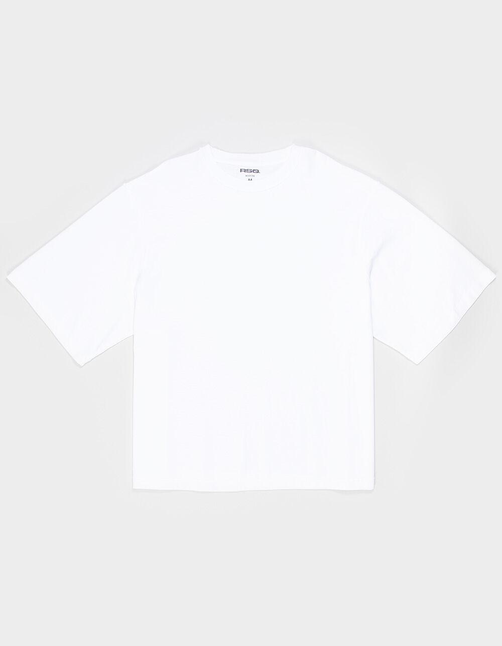 RSQ Mens Vintage Wash Boxy Tee - OLIVE Product Image