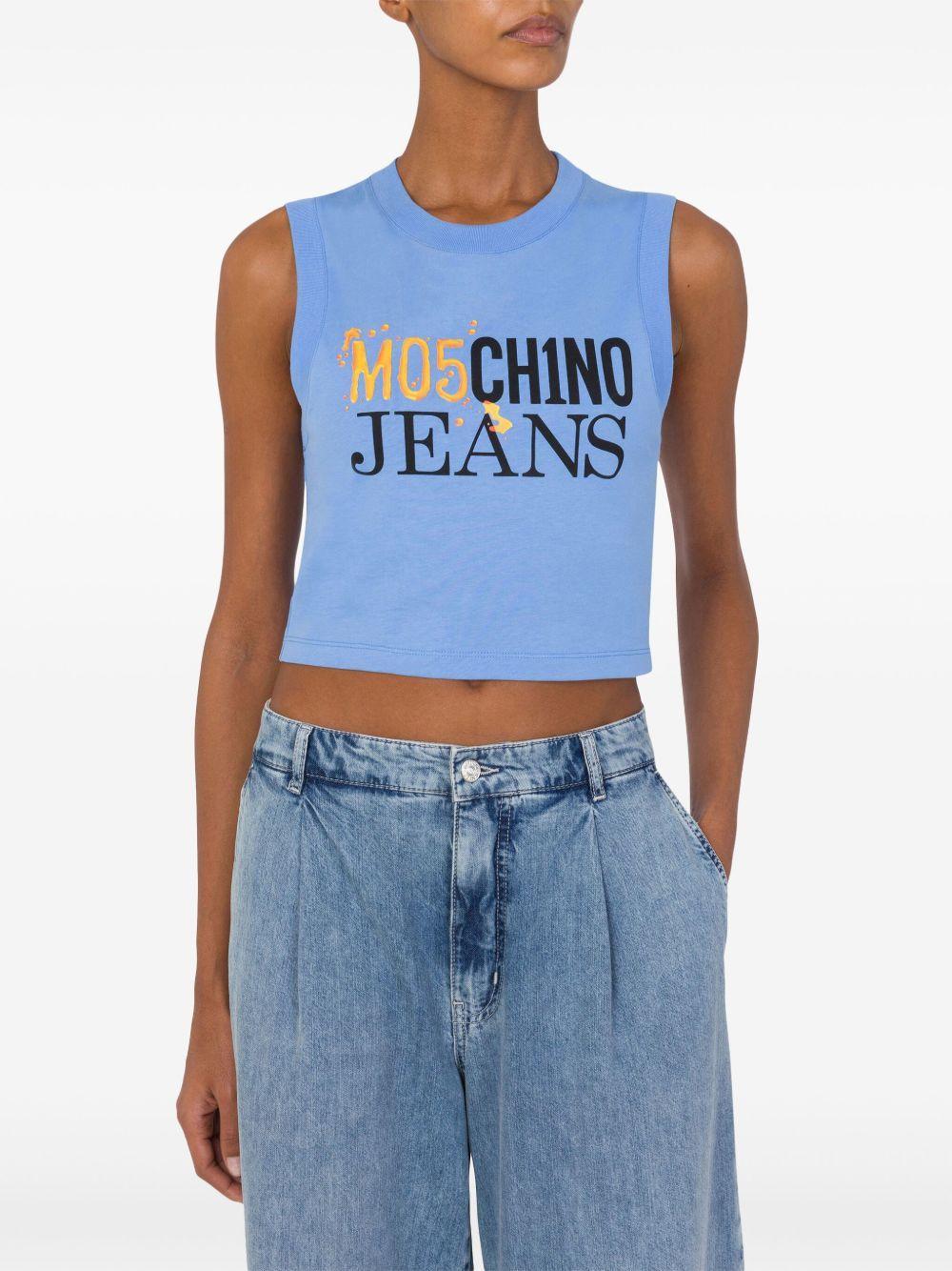 logo-print tank top Product Image