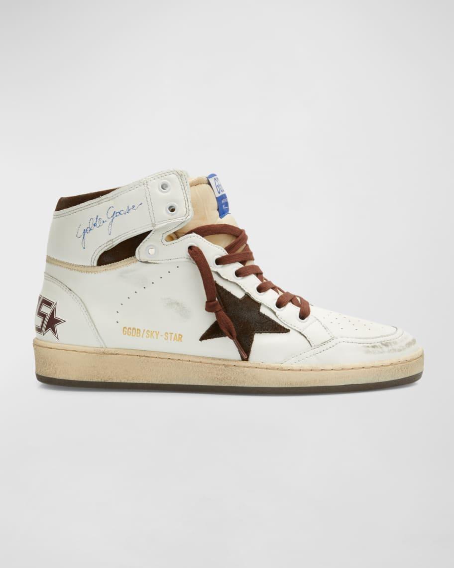 Mens Sky-Star Leather High-Top Sneakers Product Image