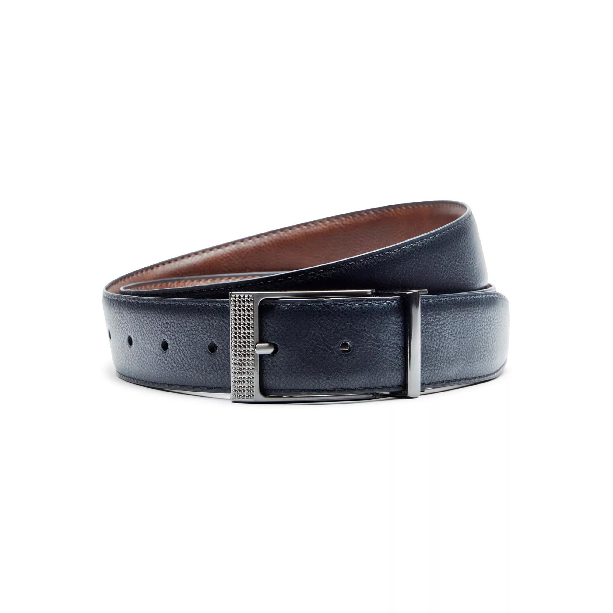 Men's Nike Ultralight Edge Stitch Reversible Belt, Size: Medium, Black Brown Product Image