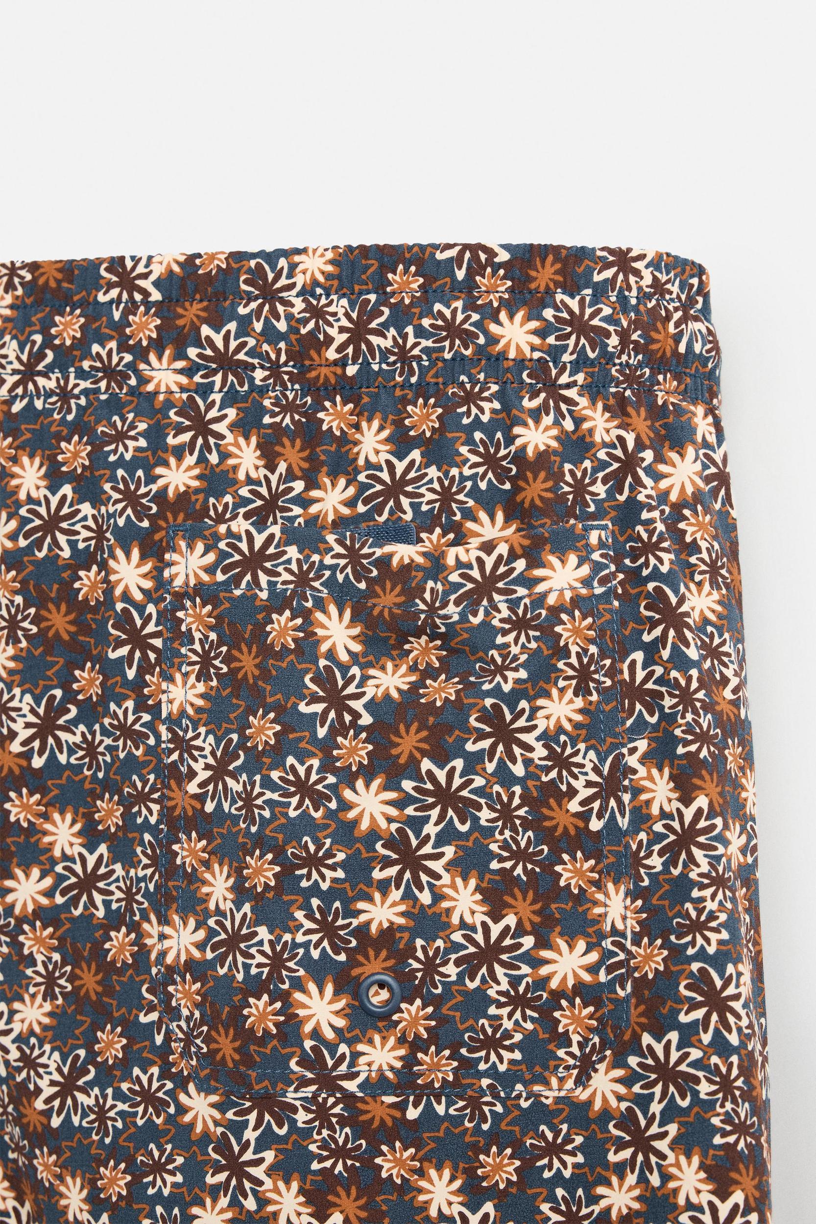 REGULAR FLORAL PRINT SWIMSUIT Product Image