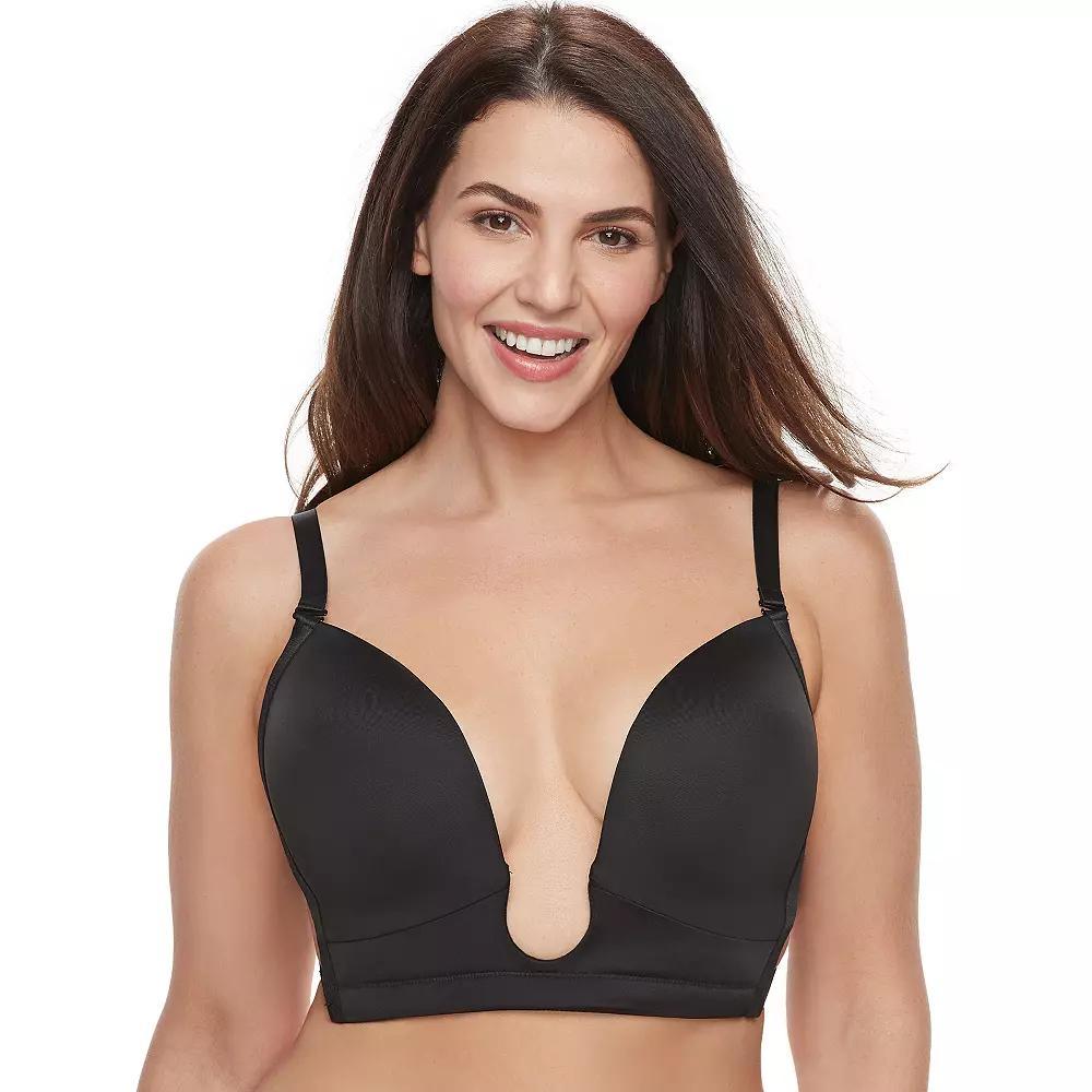 Full Figure Maidenform® Plunge Bra M2310, Women's, Size: 11, Black Product Image