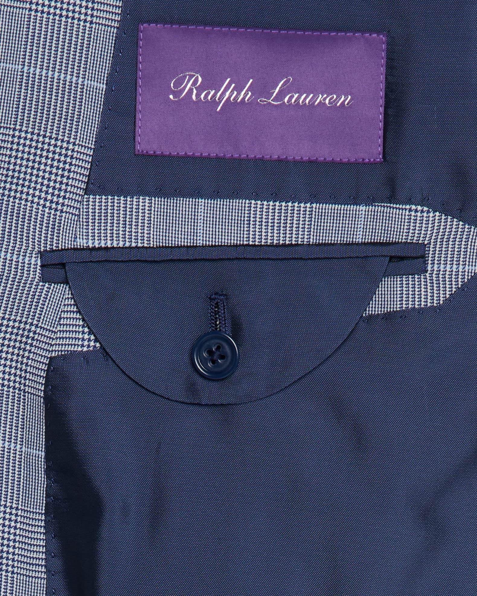 Mens Kent Hand-Tailored Glen Plaid Suit Product Image